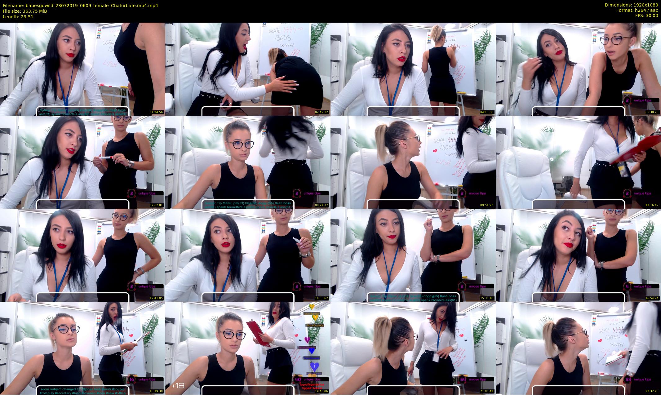 babesgowild — 24 minute Chaturbate couple cam show recording, 1080p, Jul 23, 2019