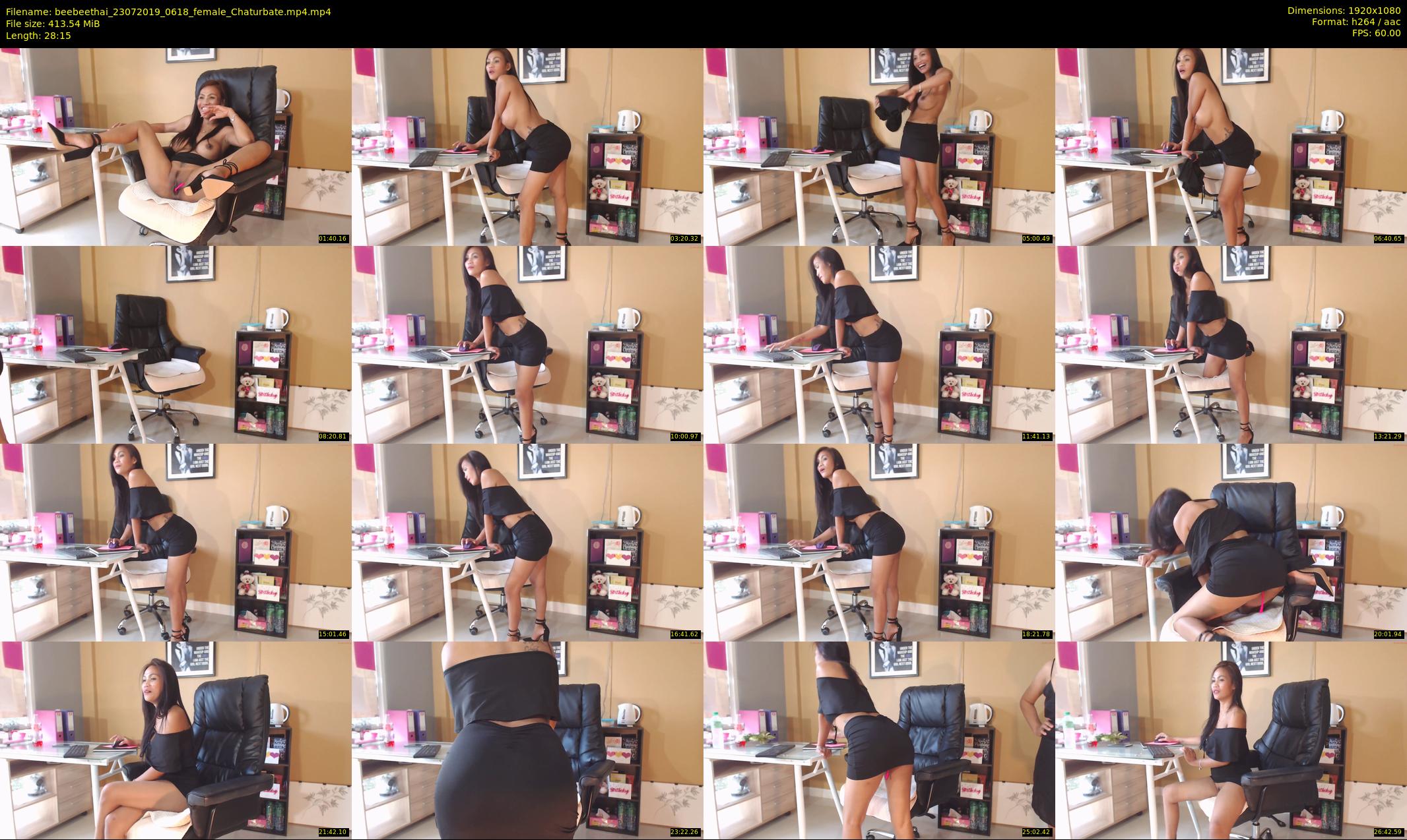 beebeethai — 29 minute Chaturbate female cam show recording, 1080p, Jul 23, 2019