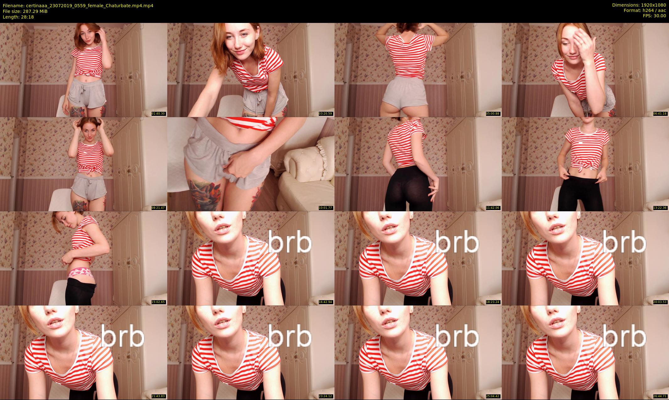 certinaaa — 29 minute Chaturbate female cam show recording, 1080p, Jul 23, 2019
