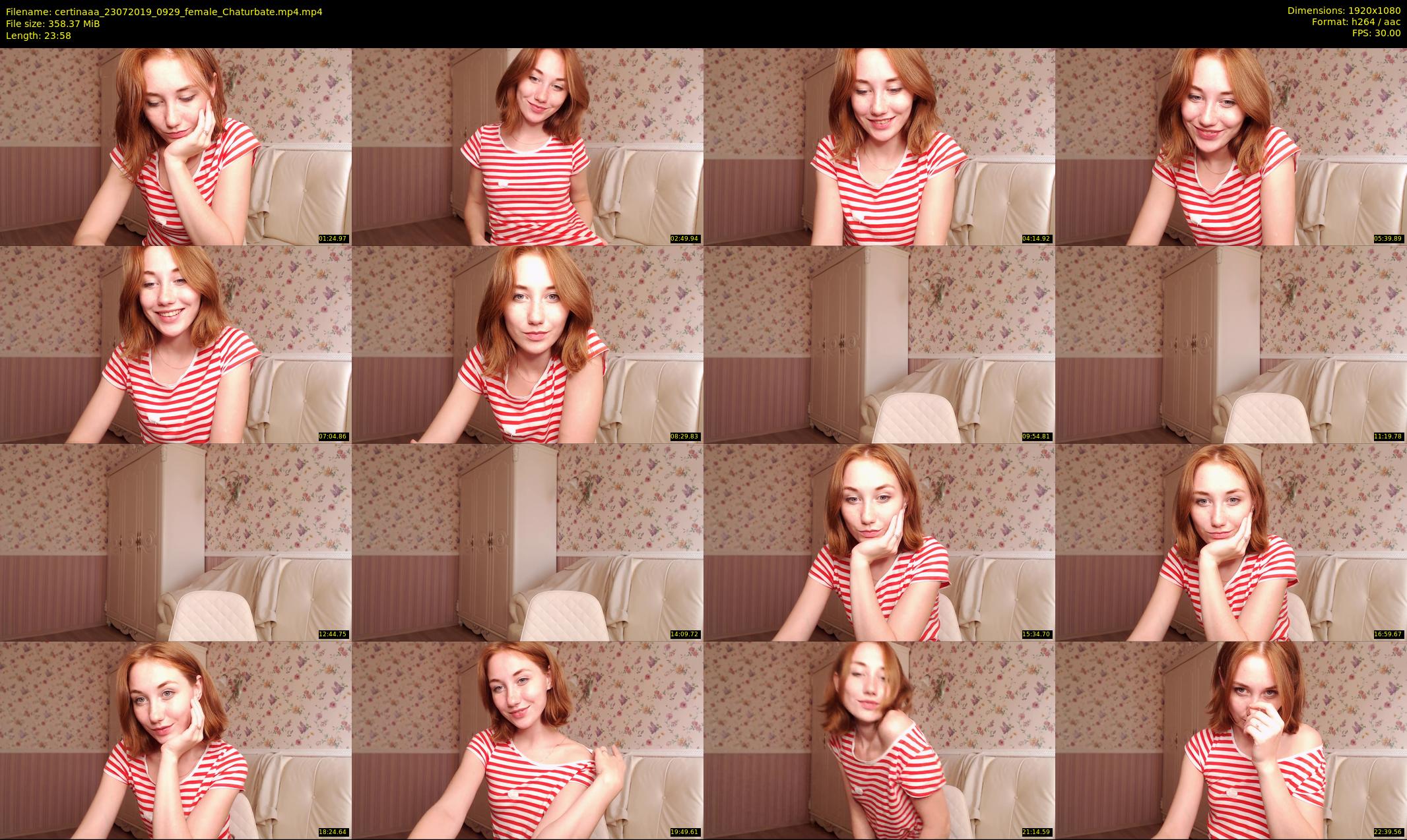 certinaaa — 24 minute Chaturbate female cam show recording, 1080p, Jul 23, 2019