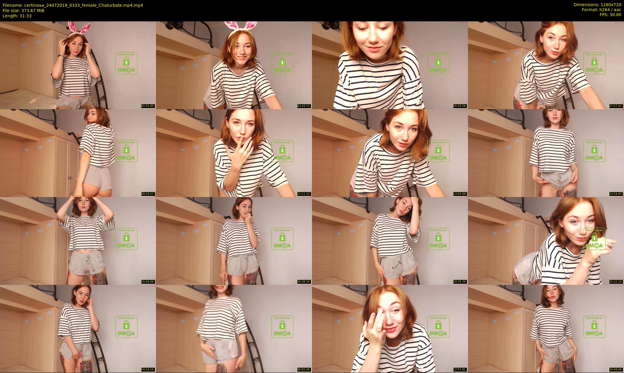 certinaaa — 32 minute Chaturbate female cam show recording, 720p, Jul 24, 2019