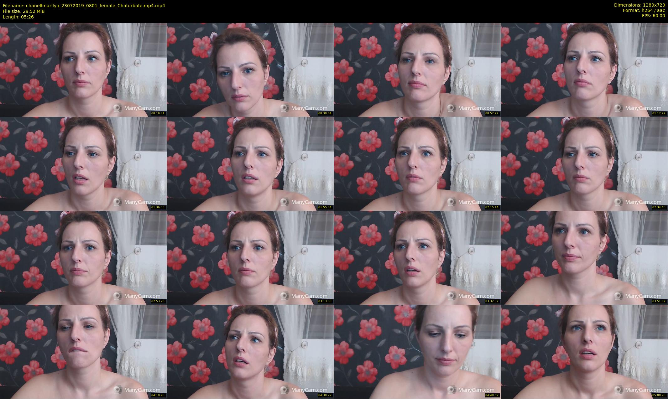 chanellmarilyn — 6 minute Chaturbate female cam show recording, 720p, Jul 23, 2019