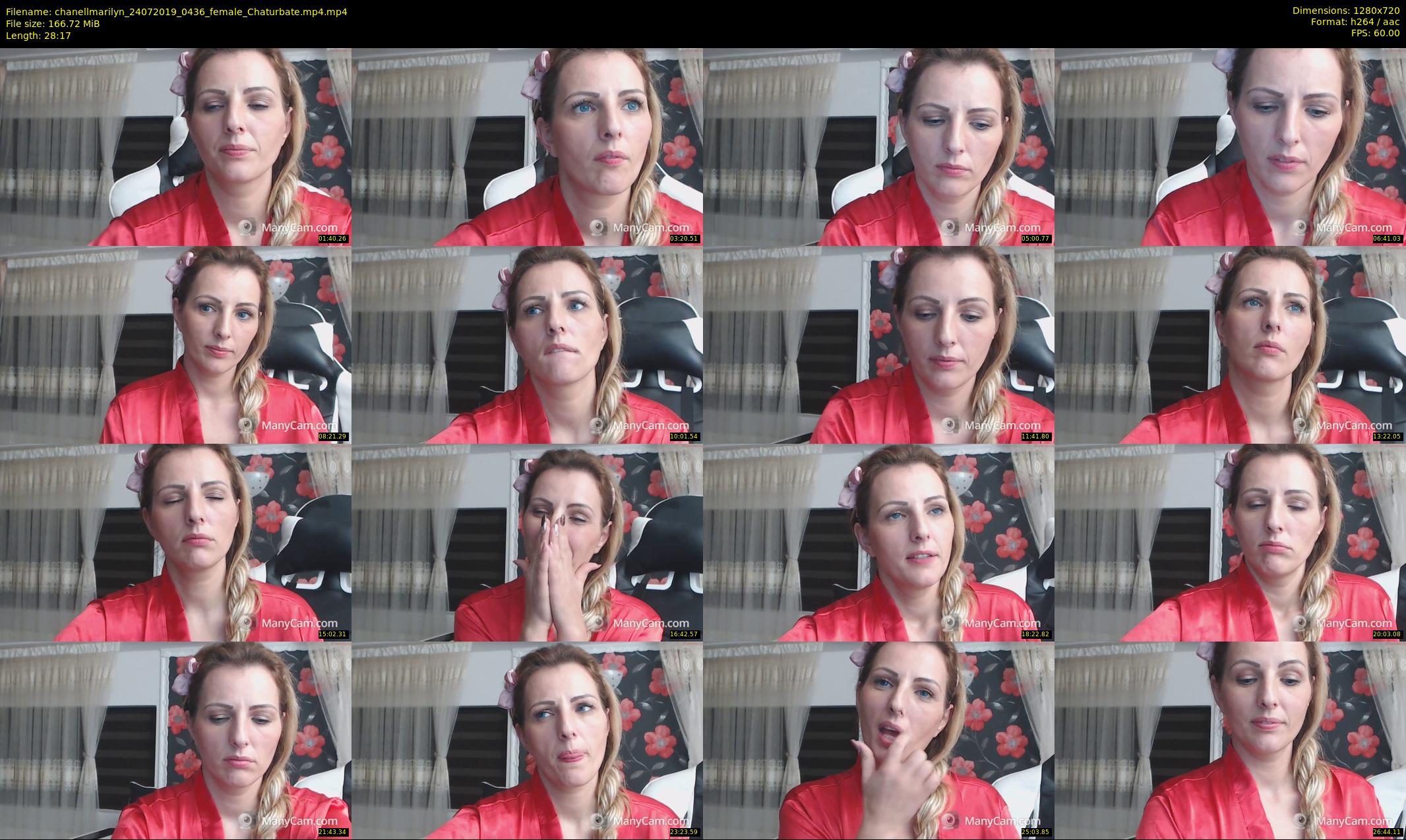 chanellmarilyn — 29 minute Chaturbate female cam show recording, 720p, Jul 24, 2019