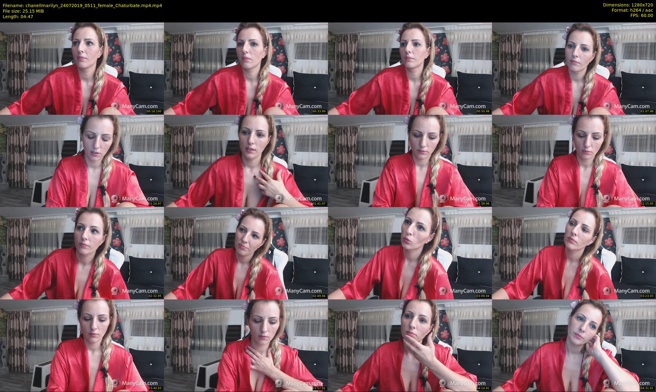 chanellmarilyn — 5 minute Chaturbate female cam show recording, 720p, Jul 24, 2019