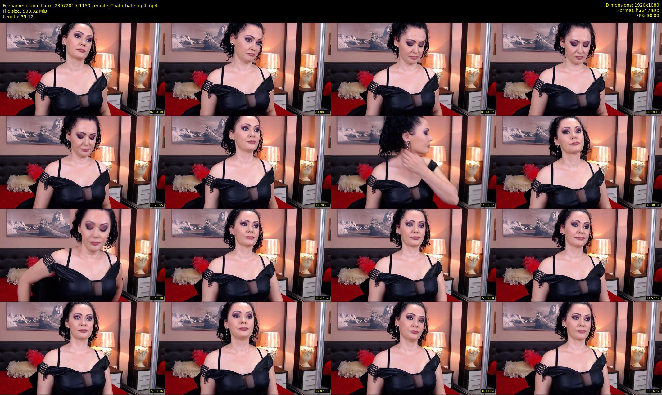 dianacharm — 36 minute Chaturbate female cam show recording, 1080p, Jul 23, 2019