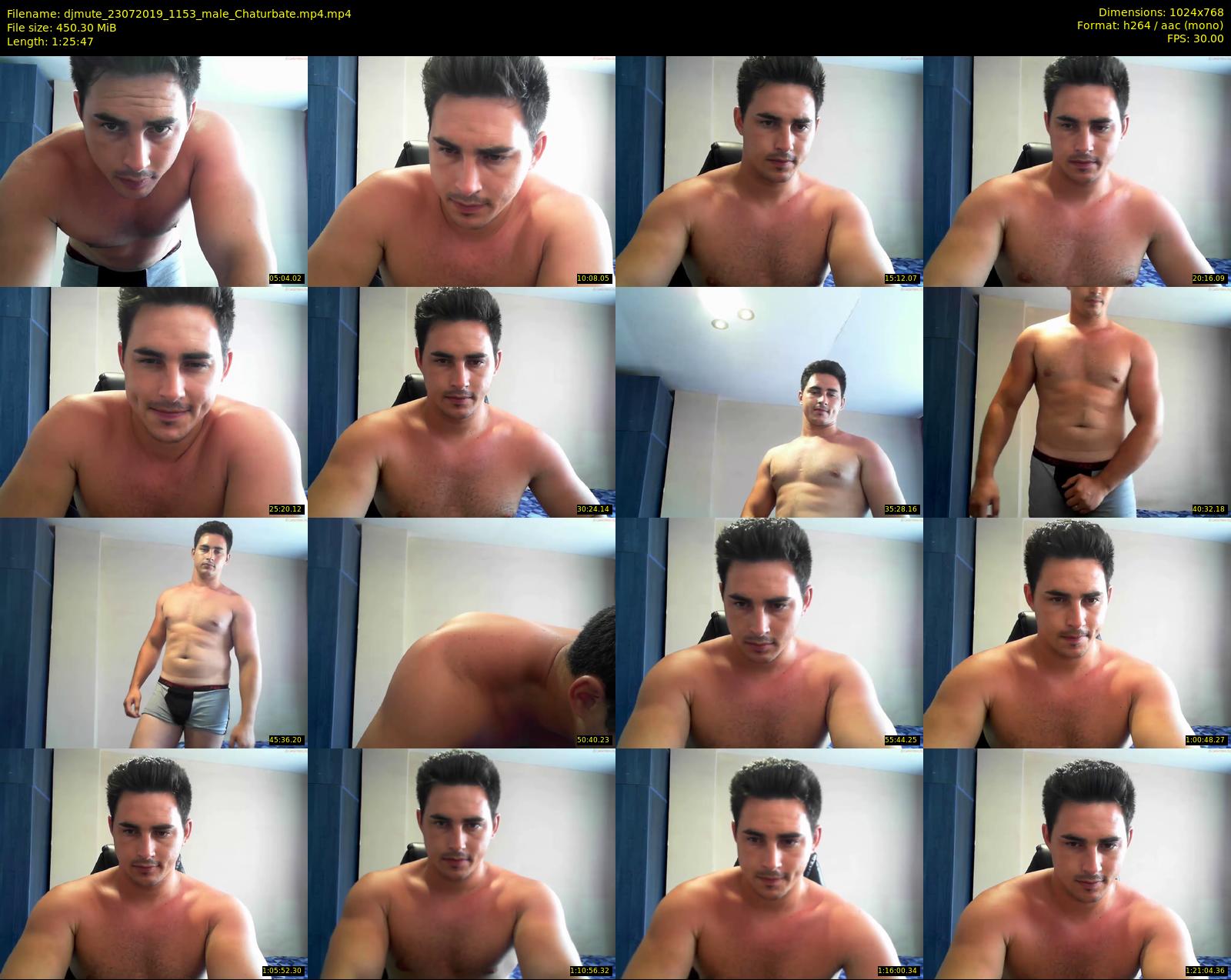 djmute — 86 minute Chaturbate male cam show recording, 720p, Jul 23, 2019