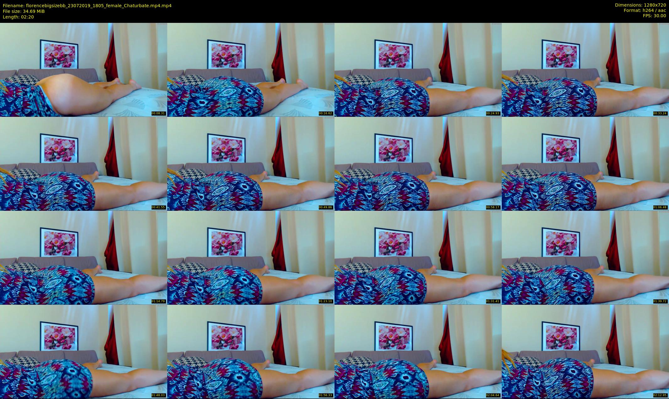 florencebigsizebb — 3 minute Chaturbate female cam show recording, 720p, Jul 23, 2019