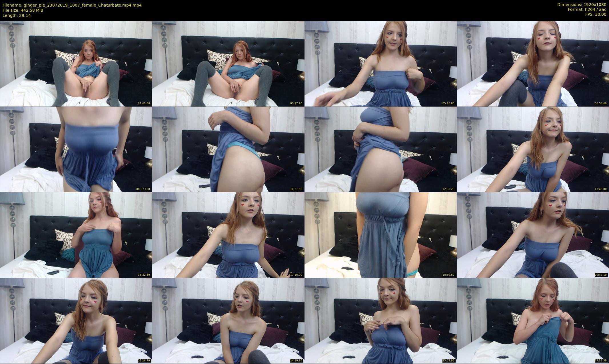 ginger_pie — 30 minute Chaturbate female cam show recording, 1080p, Jul 23, 2019