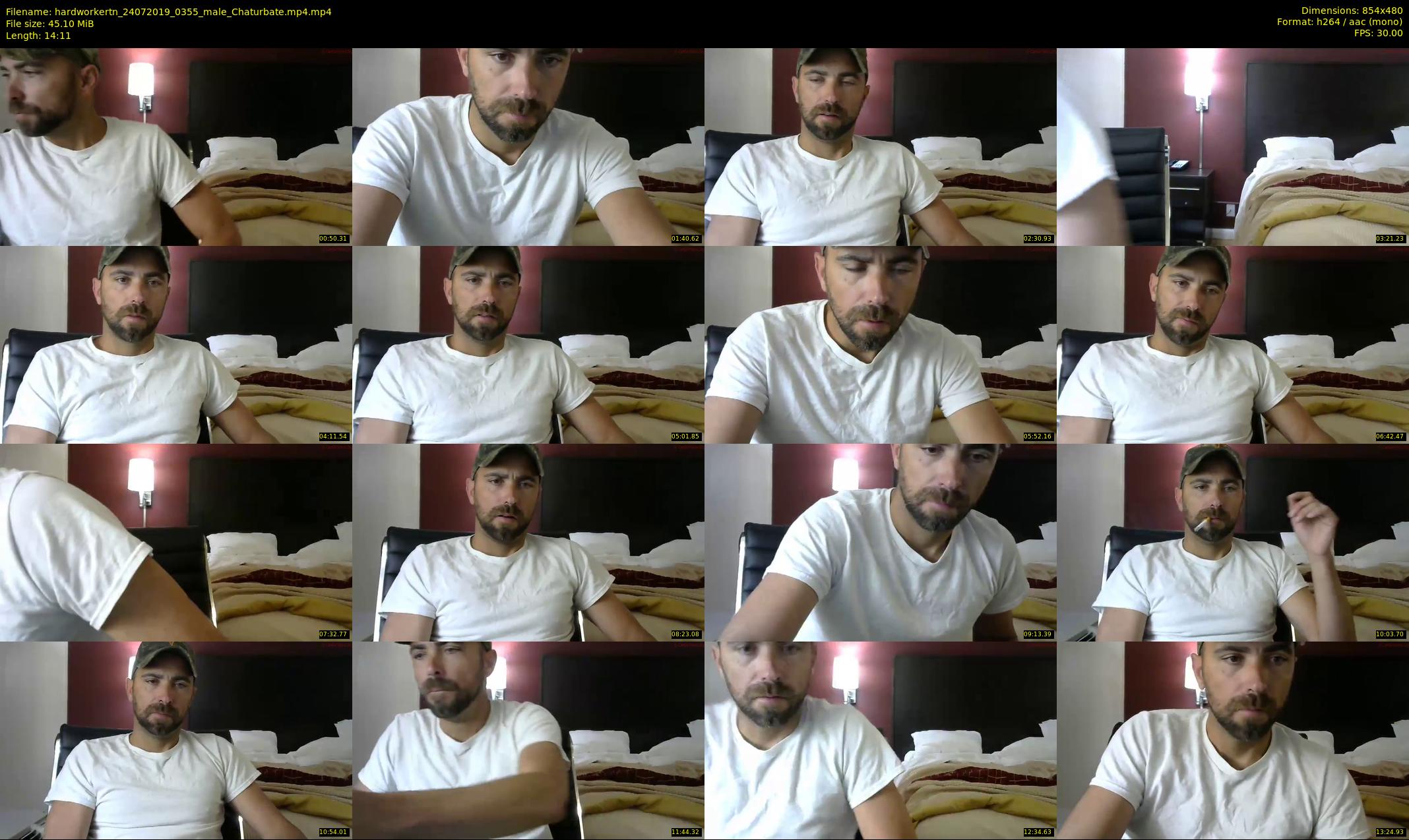 hardworkertn — 15 minute Chaturbate male cam show recording, 480p, Jul 24, 2019