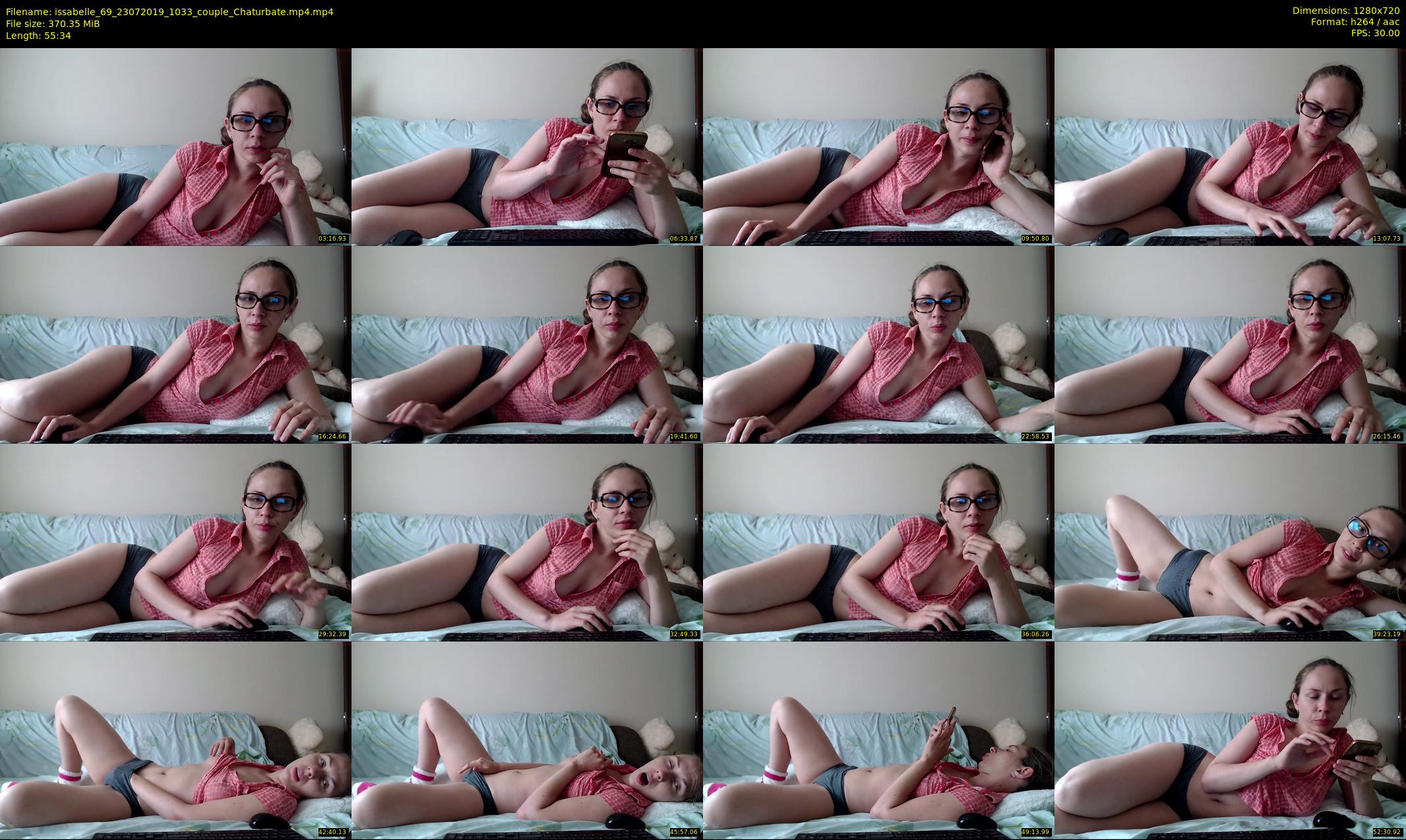 issabelle_69 — 56 minute Chaturbate couple cam show recording, 720p, Jul 23, 2019