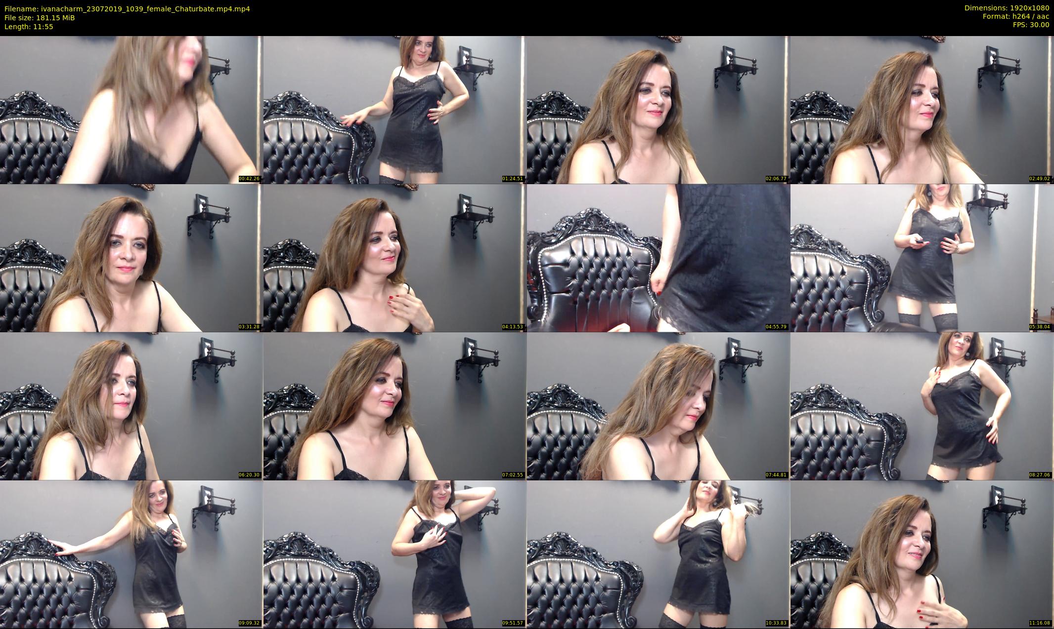 ivanacharm — 12 minute Chaturbate female cam show recording, 1080p, Jul 23, 2019