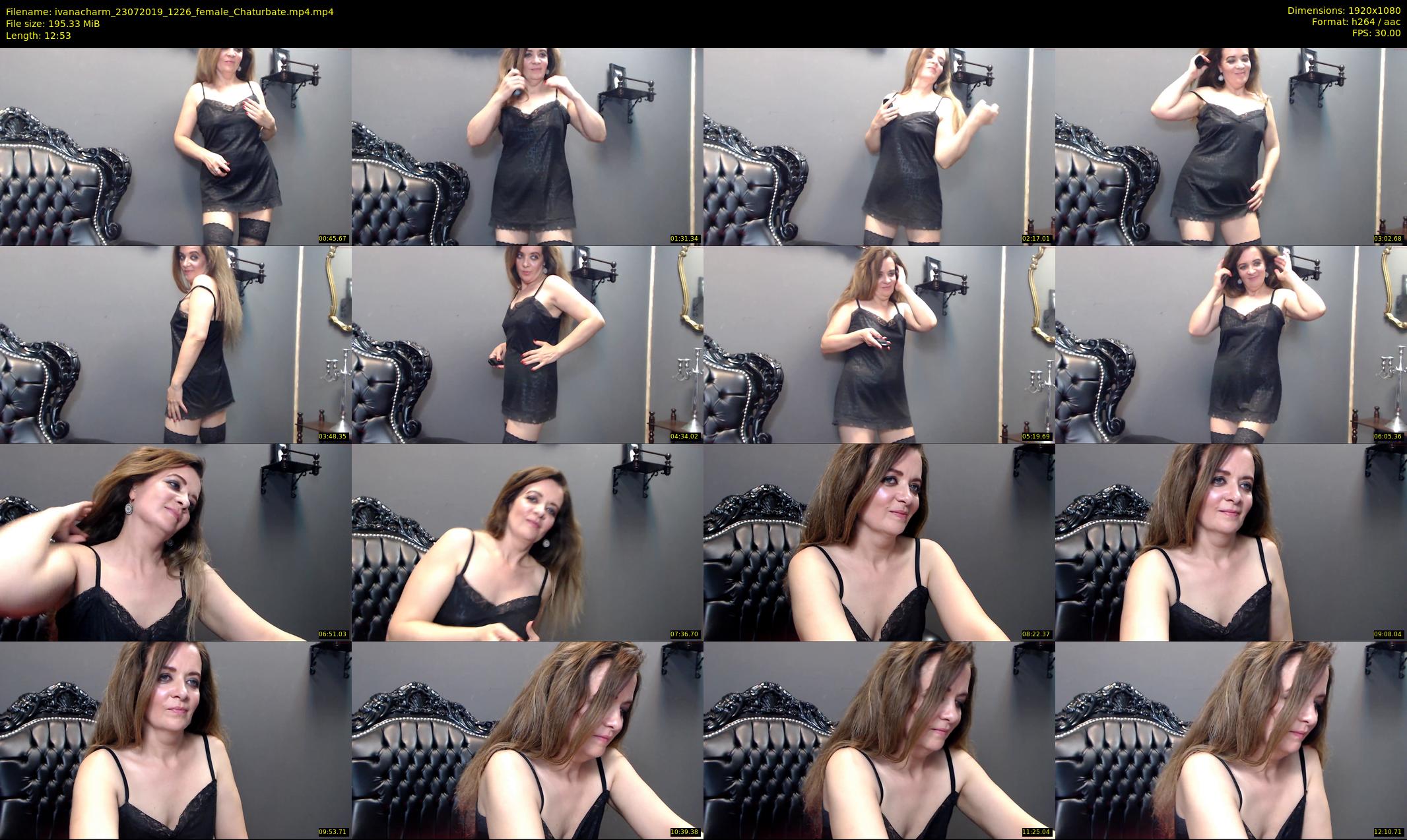 ivanacharm — 13 minute Chaturbate female cam show recording, 1080p, Jul 23, 2019