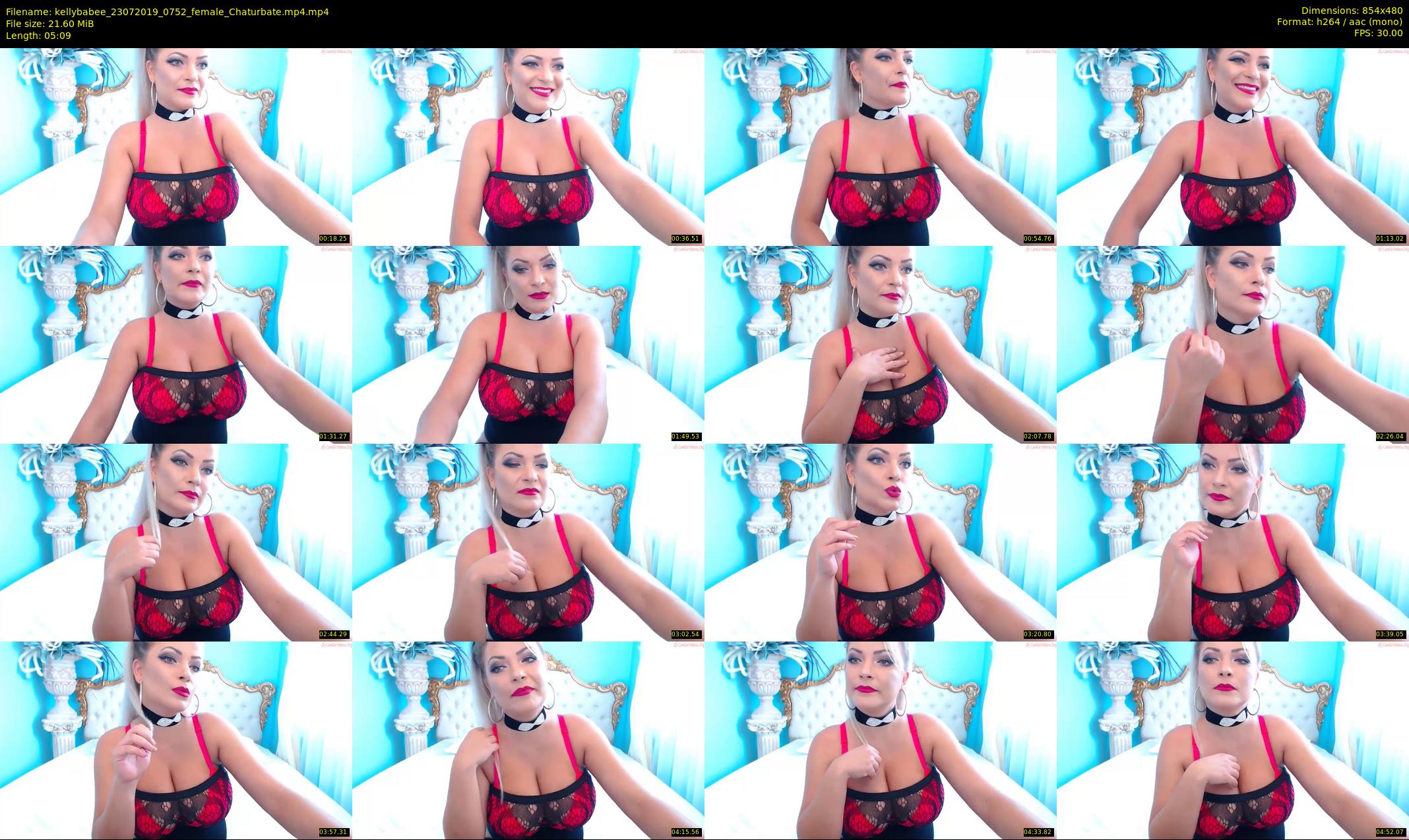 kellybabee — 6 minute Chaturbate female cam show recording, 480p, Jul 23, 2019