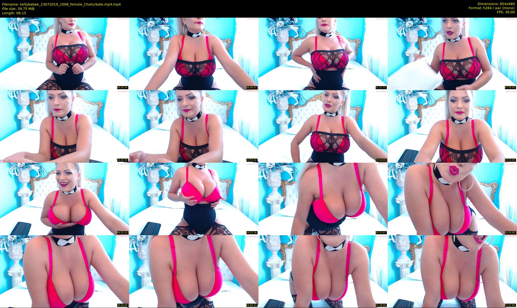 kellybabee — 9 minute Chaturbate female cam show recording, 480p, Jul 23, 2019