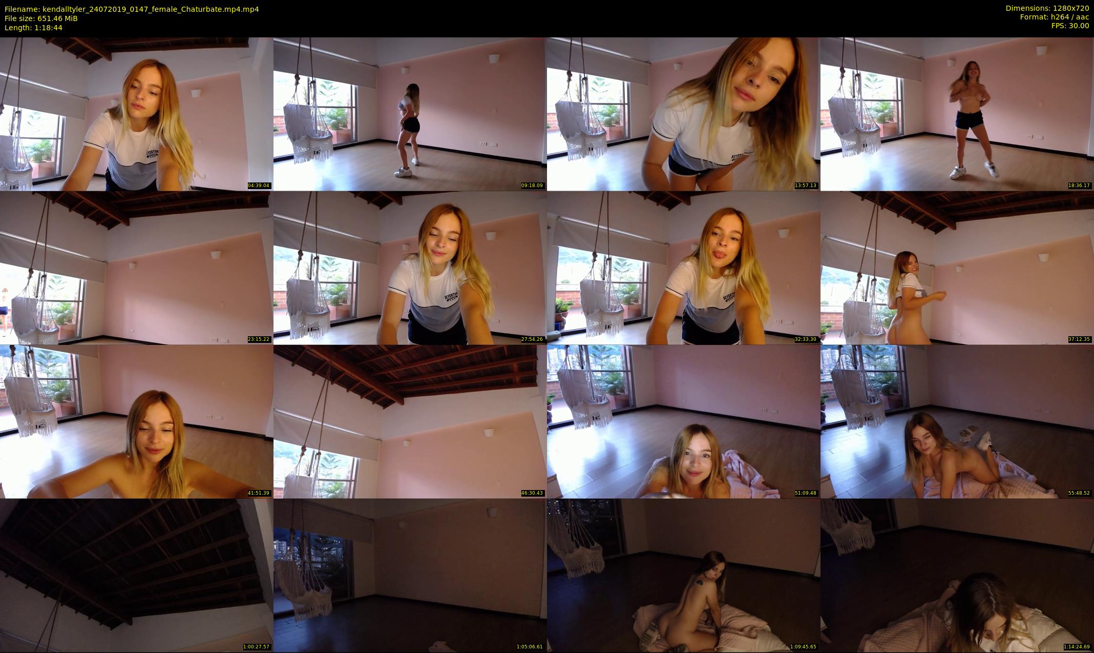 kendalltyler — 79 minute Chaturbate female cam show recording, 720p, Jul 24, 2019