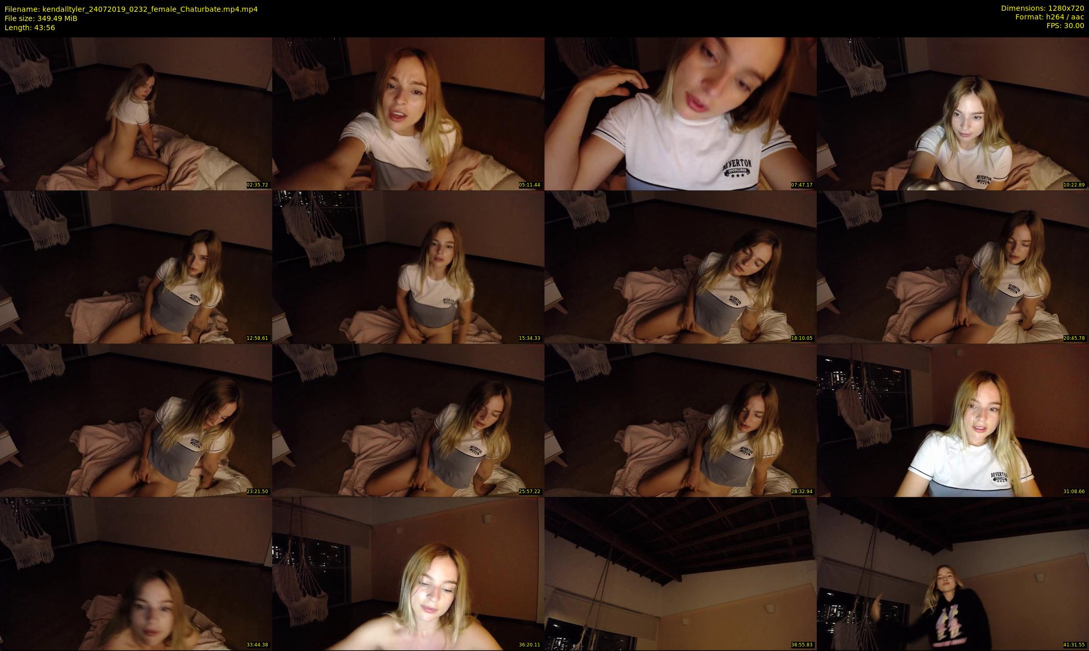 kendalltyler — 44 minute Chaturbate female cam show recording, 720p, Jul 24, 2019