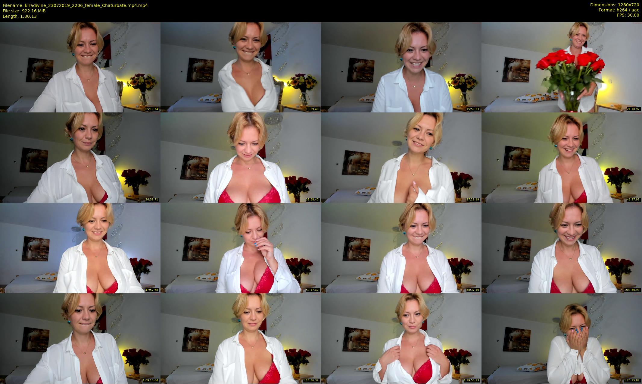 kiradivine — 91 minute Chaturbate female cam show recording, 720p, Jul 23, 2019