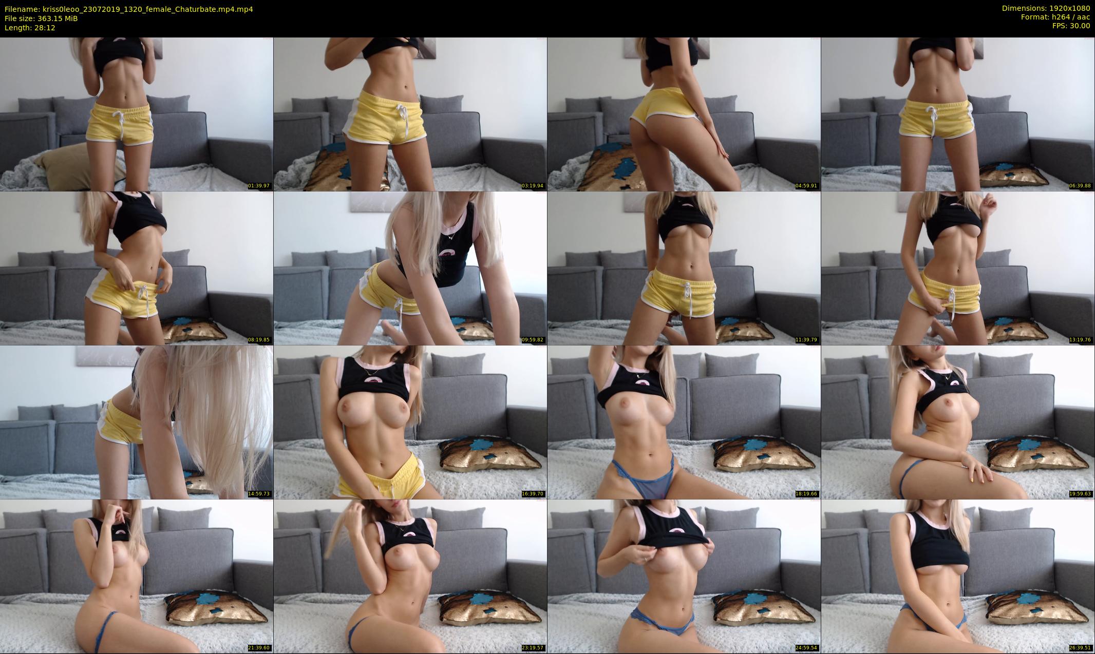 kriss0leoo — 29 minute Chaturbate couple cam show recording, 1080p, Jul 23, 2019