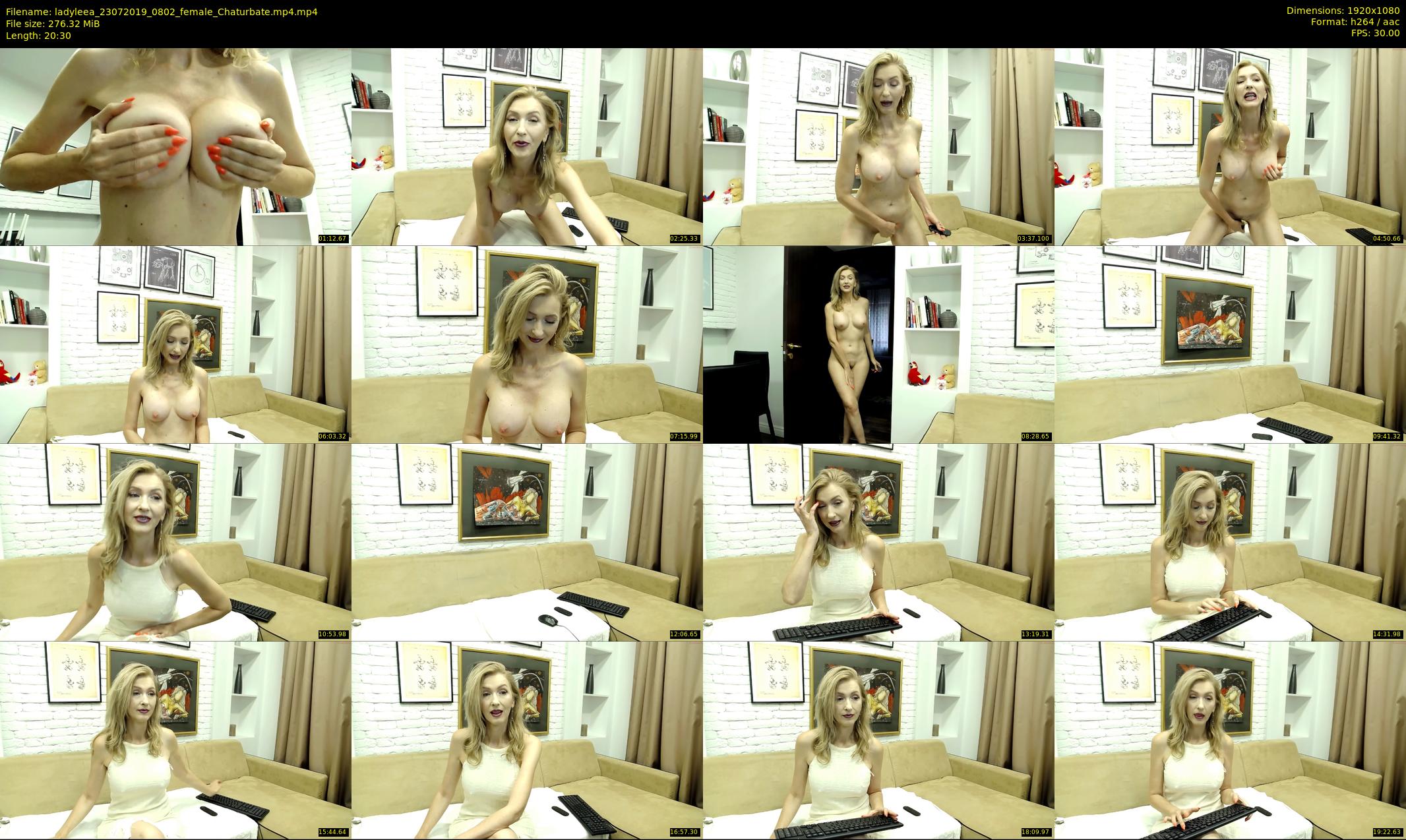 ladyleea — 21 minute Chaturbate female cam show recording, 1080p, Jul 23, 2019