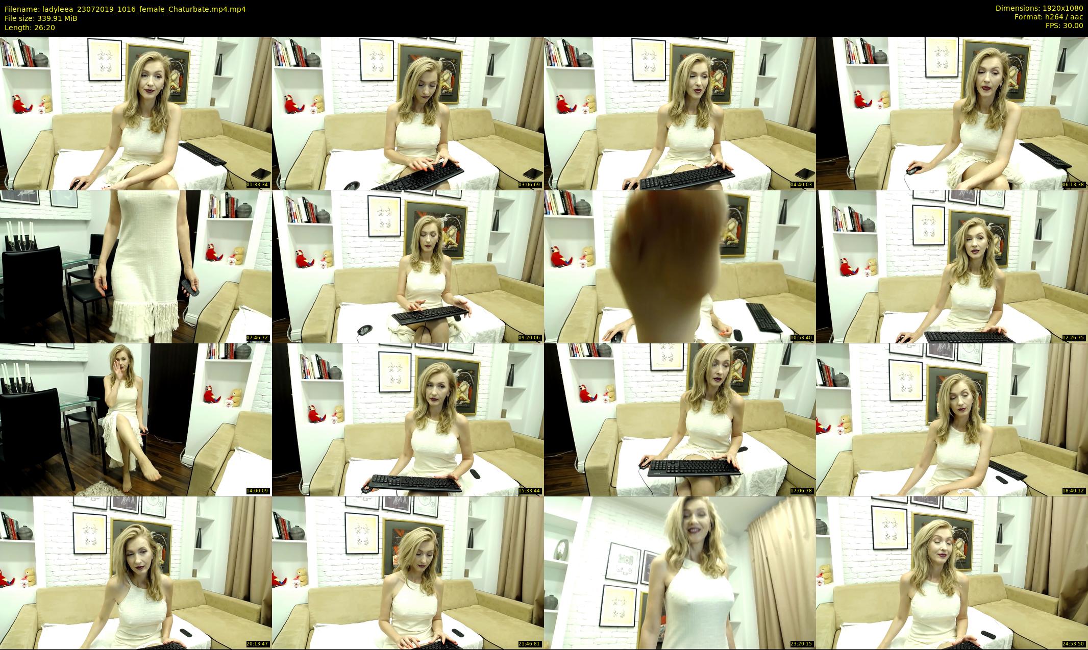 ladyleea — 27 minute Chaturbate female cam show recording, 1080p, Jul 23, 2019
