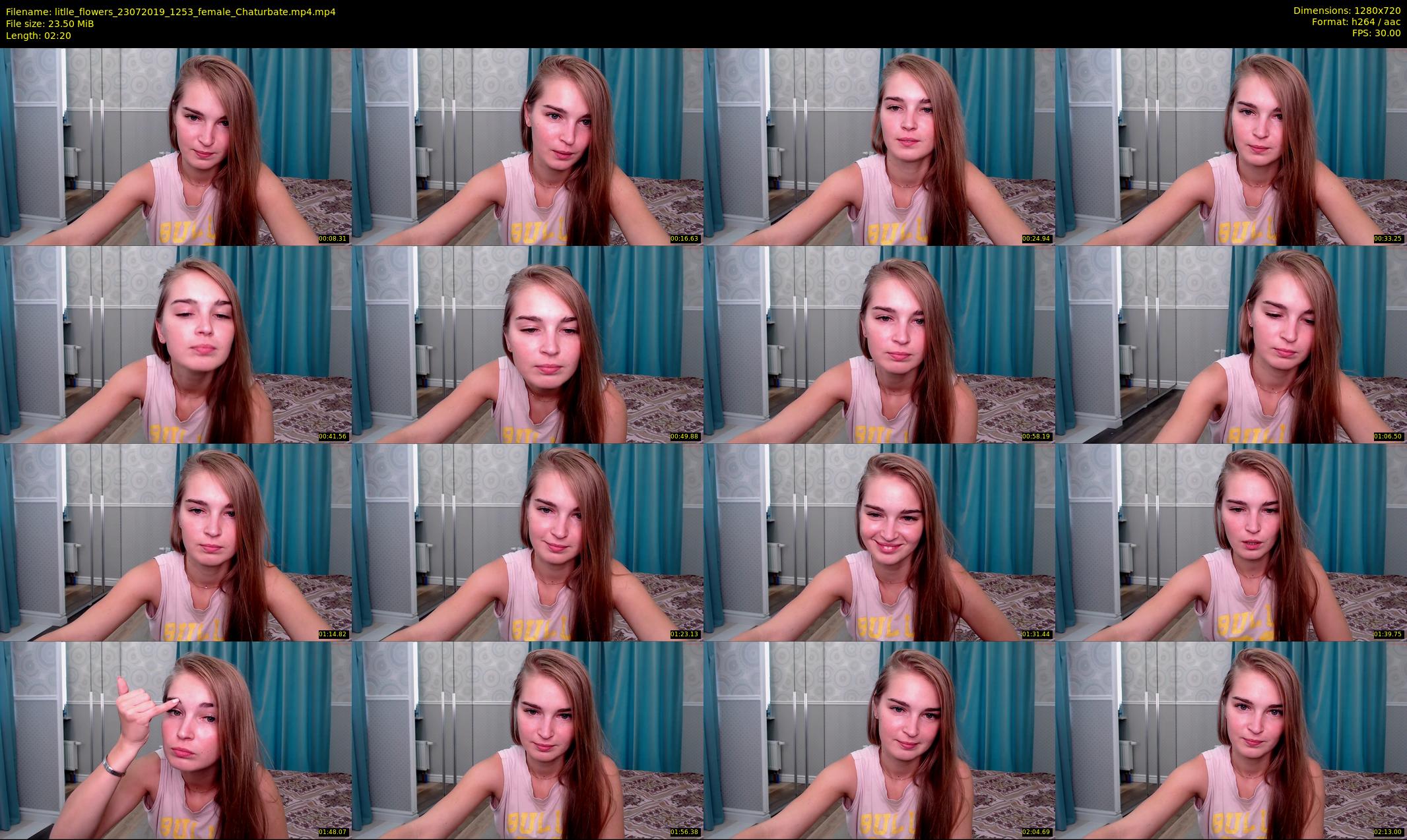 litlle_flowers — 3 minute Chaturbate female cam show recording, 720p, Jul 23, 2019
