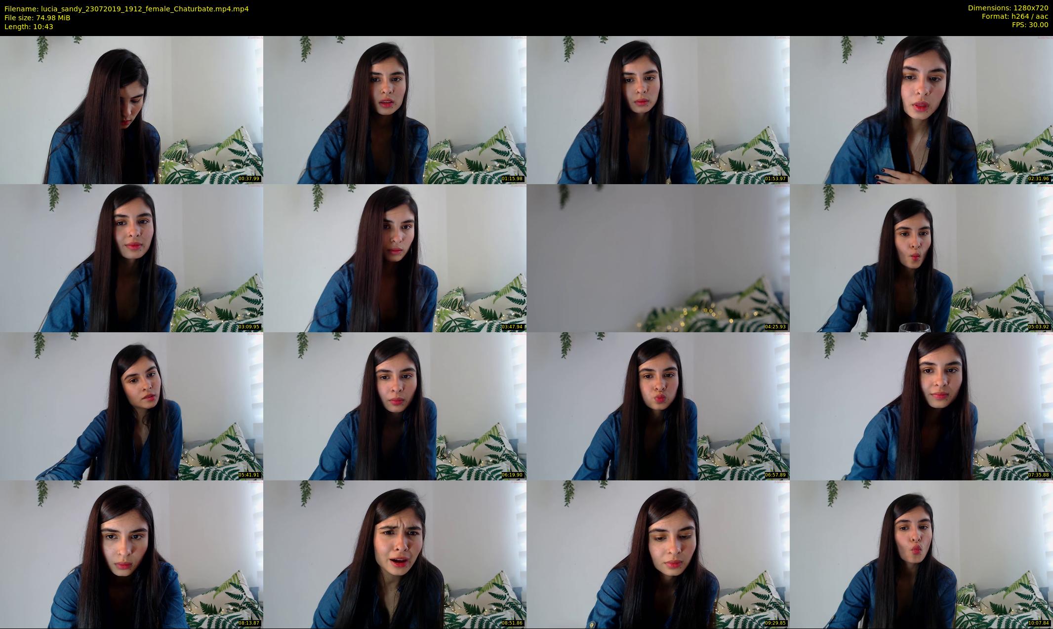 lucia_sandy — 11 minute Chaturbate female cam show recording, 720p, Jul 23, 2019