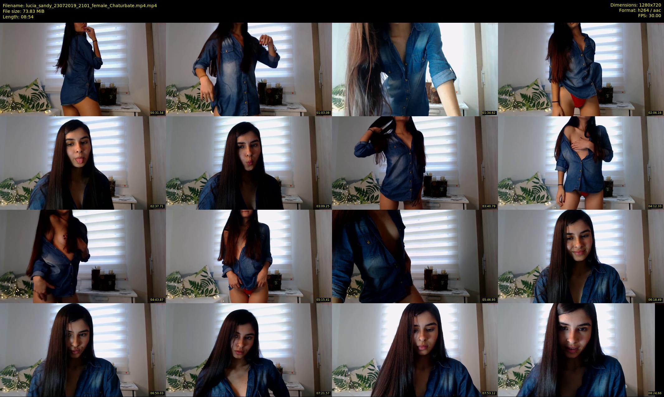 lucia_sandy — 9 minute Chaturbate female cam show recording, 720p, Jul 23, 2019