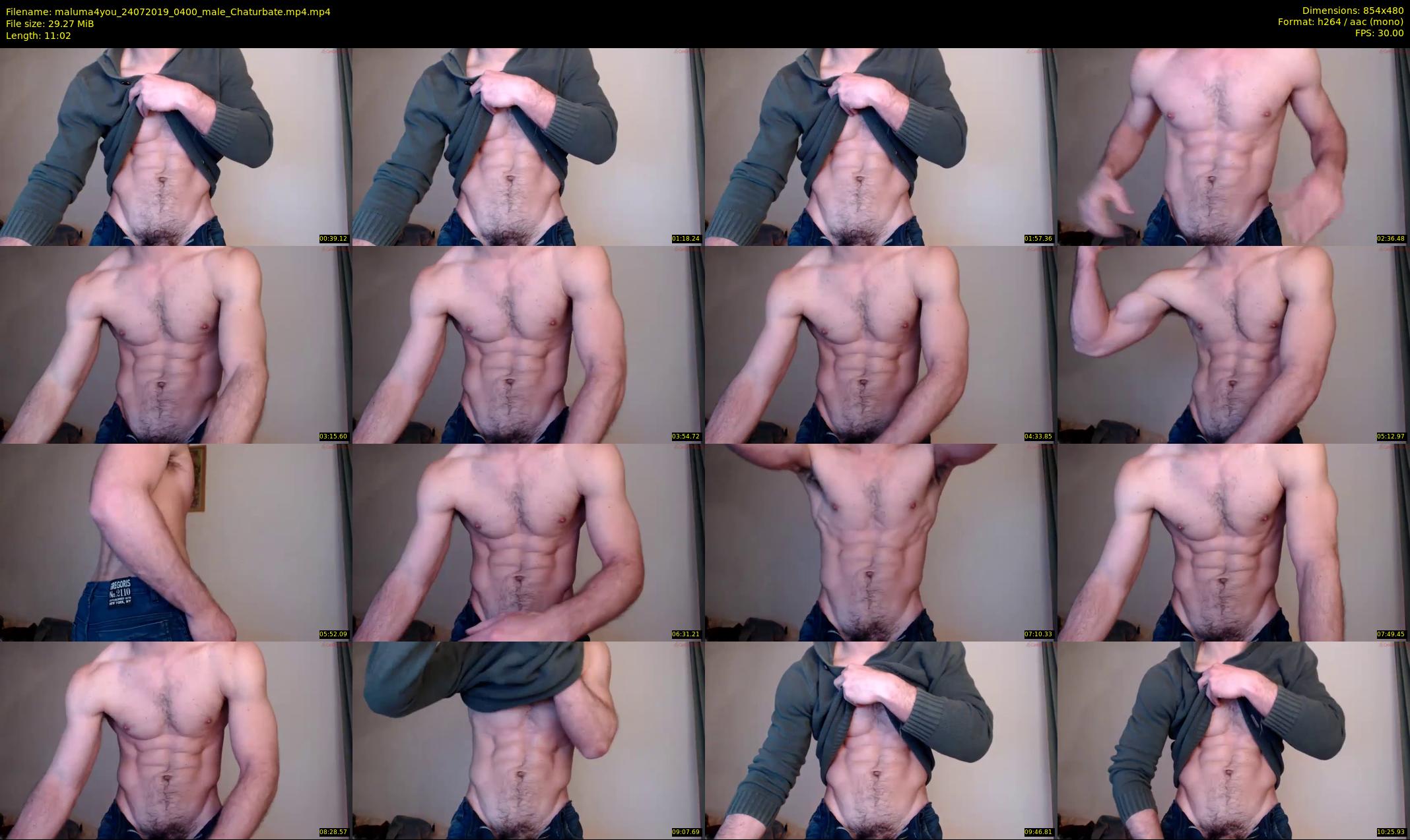 maluma4you — 12 minute Chaturbate male cam show recording, 480p, Jul 24, 2019