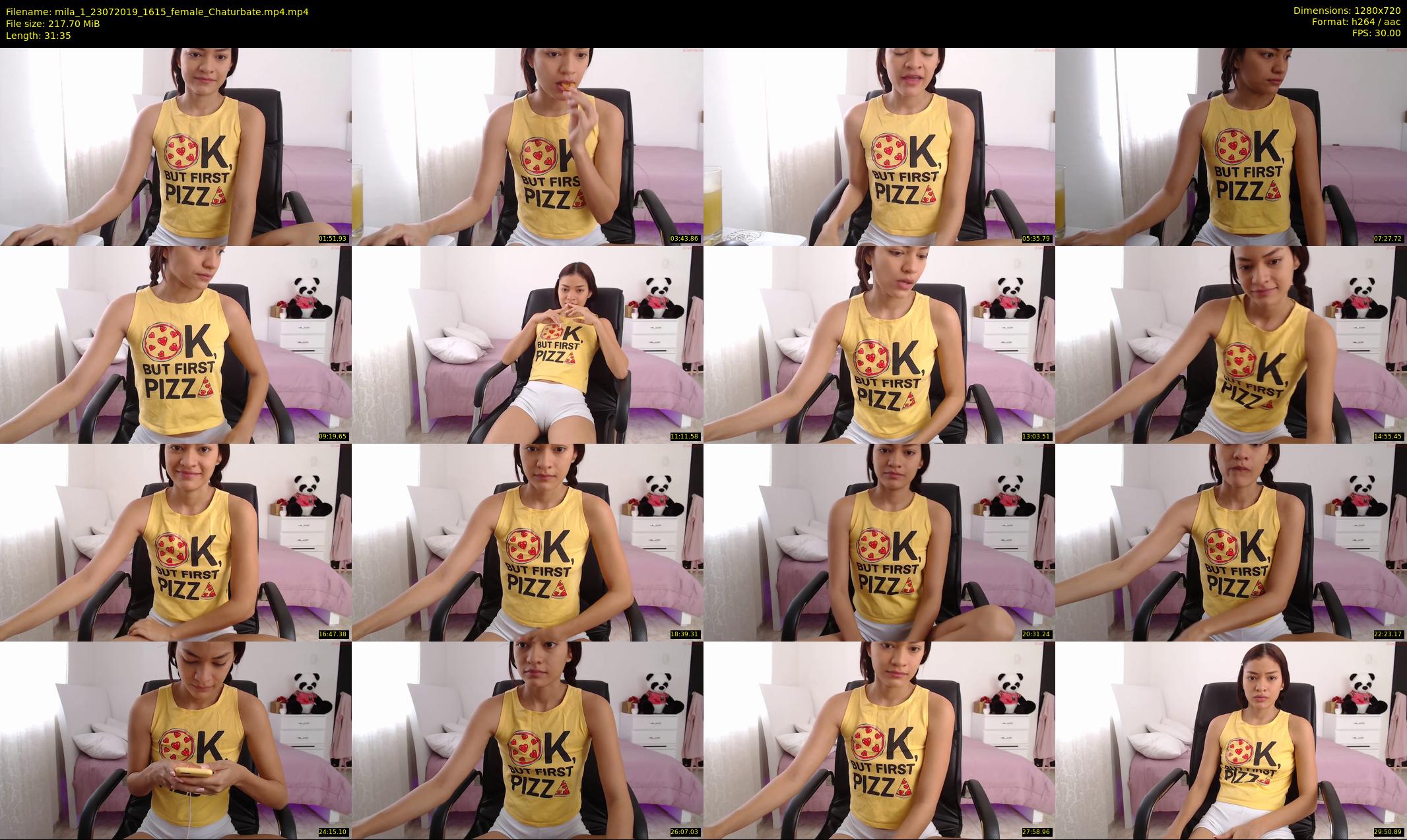 mila_1 — 32 minute Chaturbate female cam show recording, 720p, Jul 23, 2019