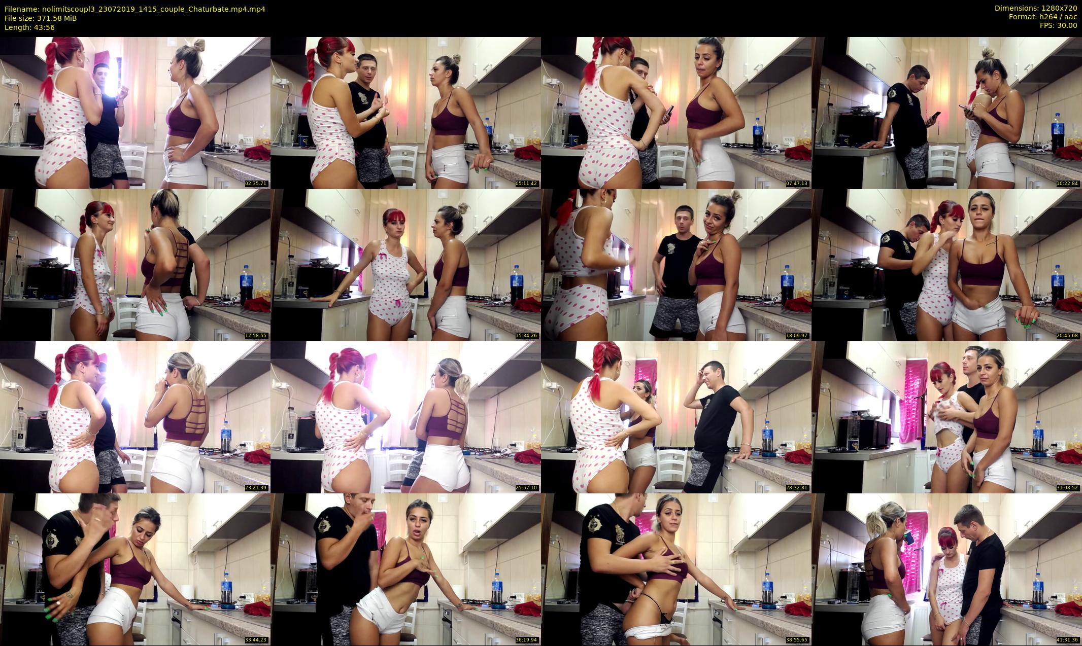nolimitscoupl3 — 44 minute Chaturbate couple cam show recording, 720p, Jul 23, 2019