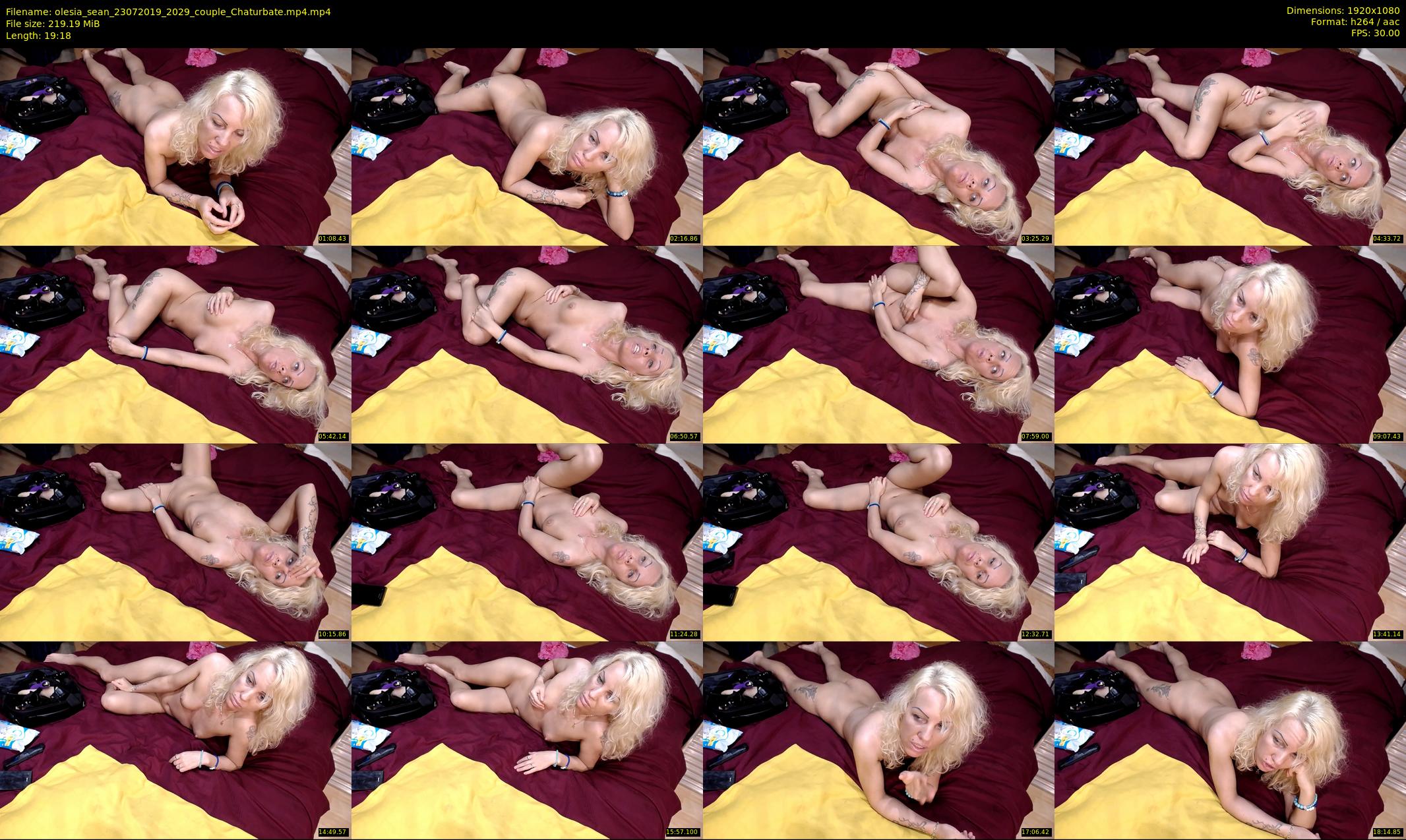 olesia_sean — 20 minute Chaturbate couple cam show recording, 1080p, Jul 23, 2019