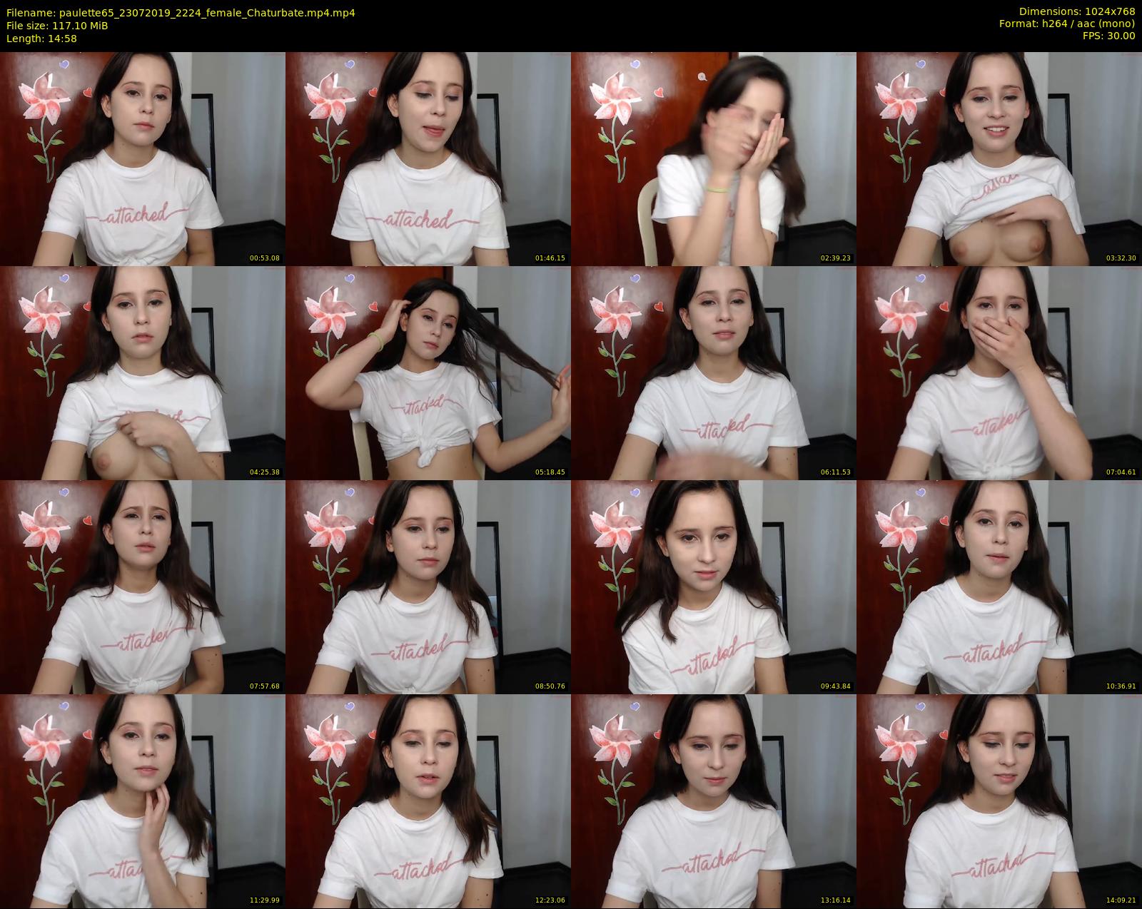 paulette65 — 15 minute Chaturbate female cam show recording, 720p, Jul 23, 2019