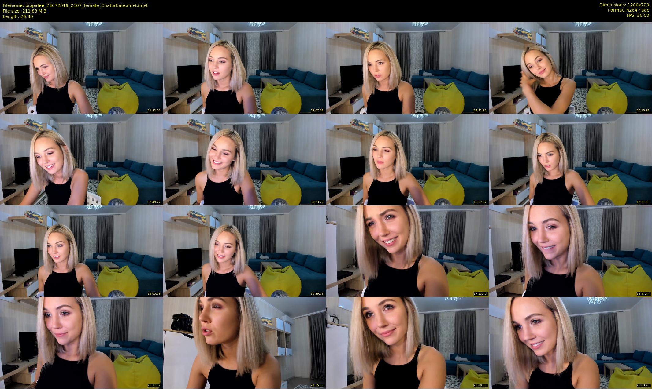 pippalee — 27 minute Chaturbate female cam show recording, 720p, Jul 23, 2019