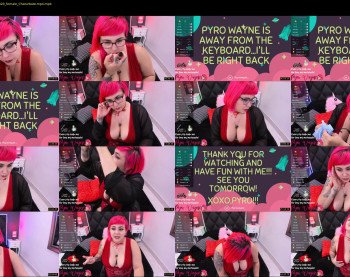 pyrowayne — 39 minute Chaturbate female cam show recording, 720p, Jul 24, 2019