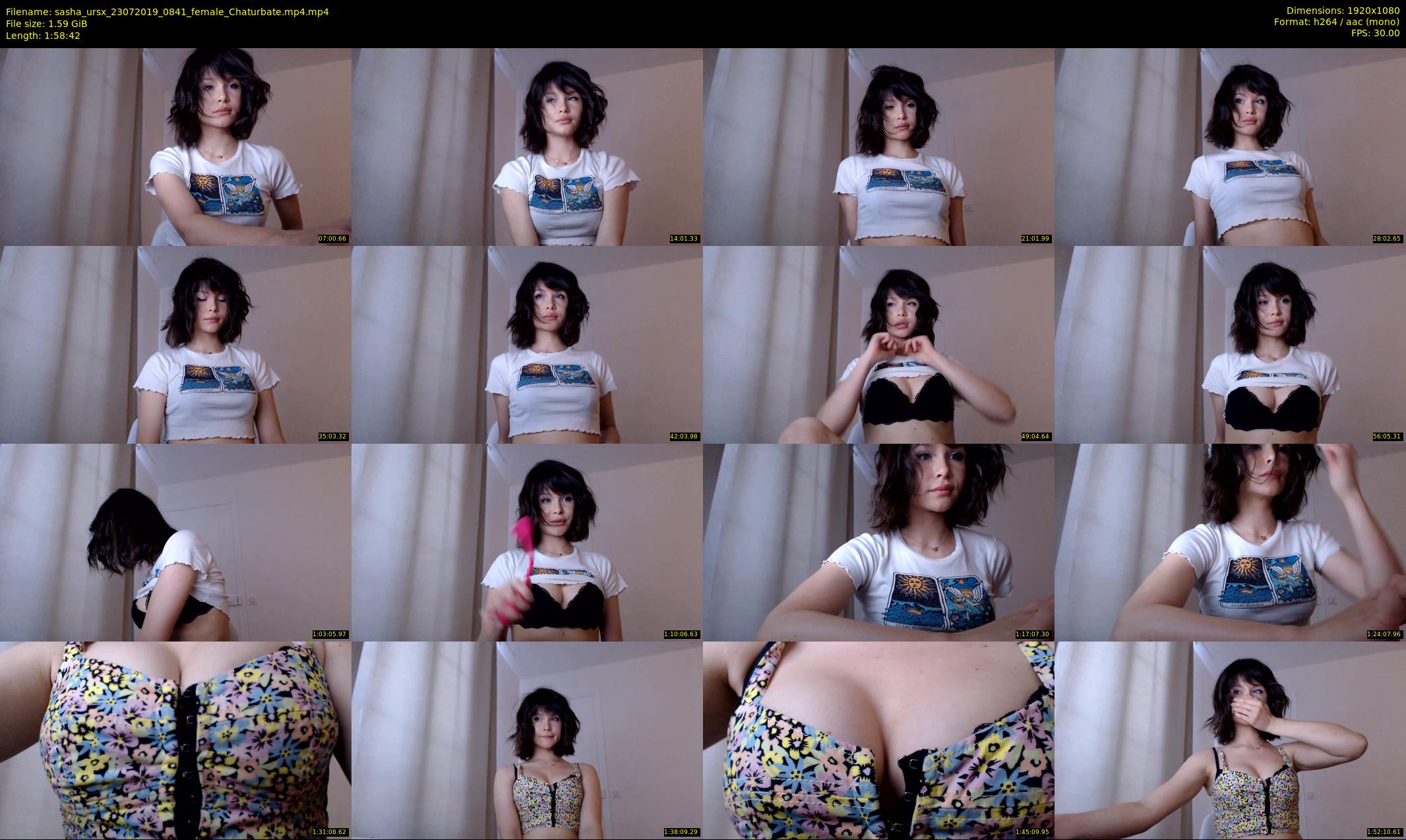 sasha_ursx — 119 minute Chaturbate female cam show recording, 1080p, Jul 23, 2019