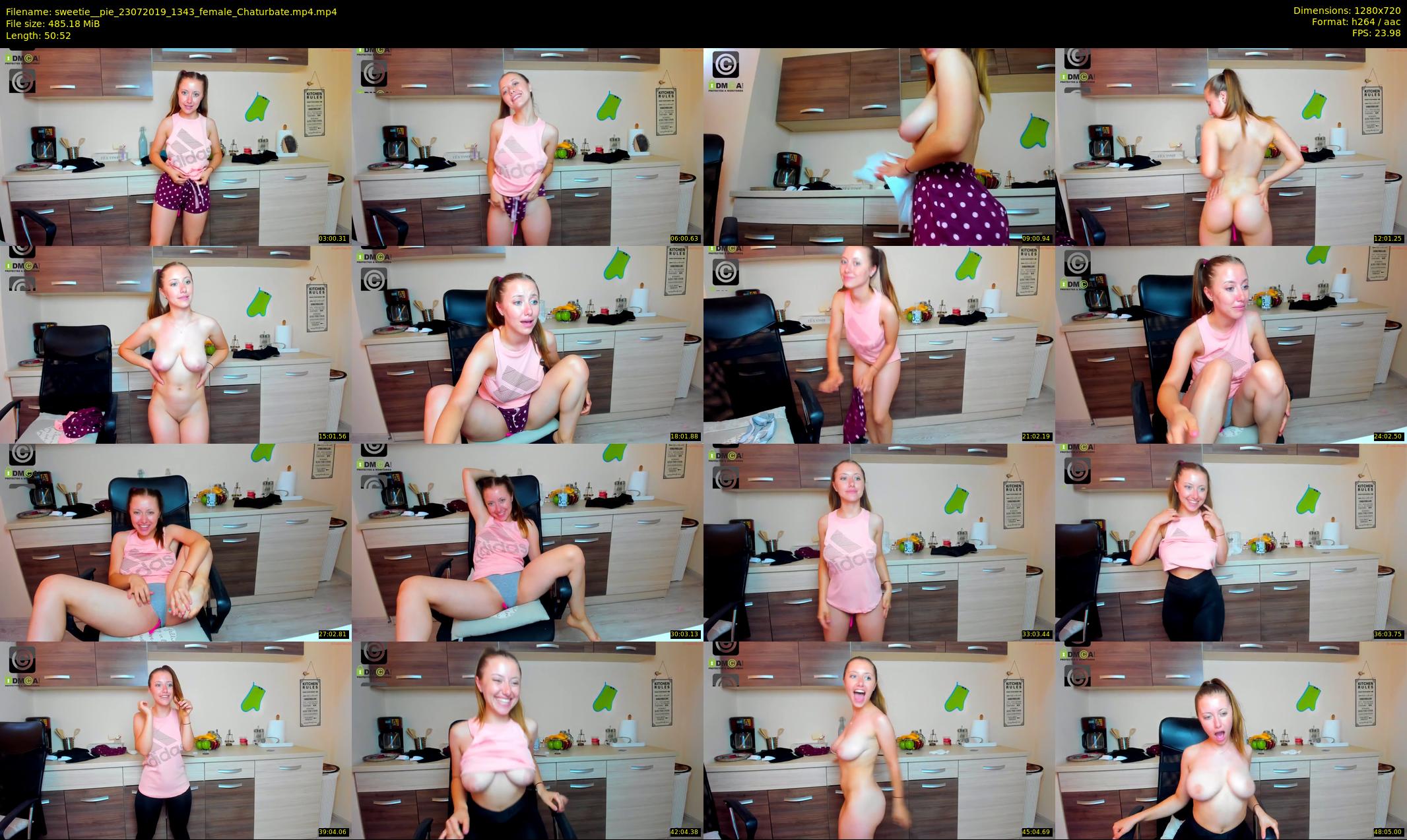 sweetie__pie — 51 minute Chaturbate female cam show recording, 720p, Jul 23, 2019