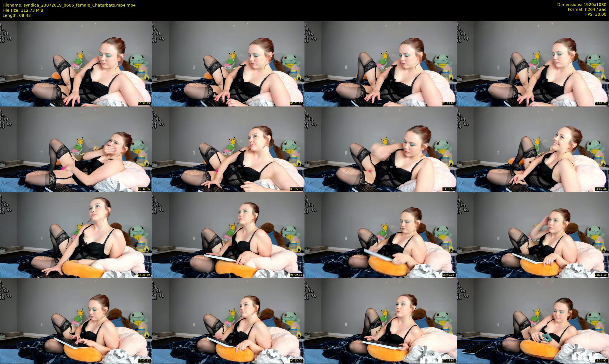 syndica — 9 minute Chaturbate female cam show recording, 1080p, Jul 23, 2019