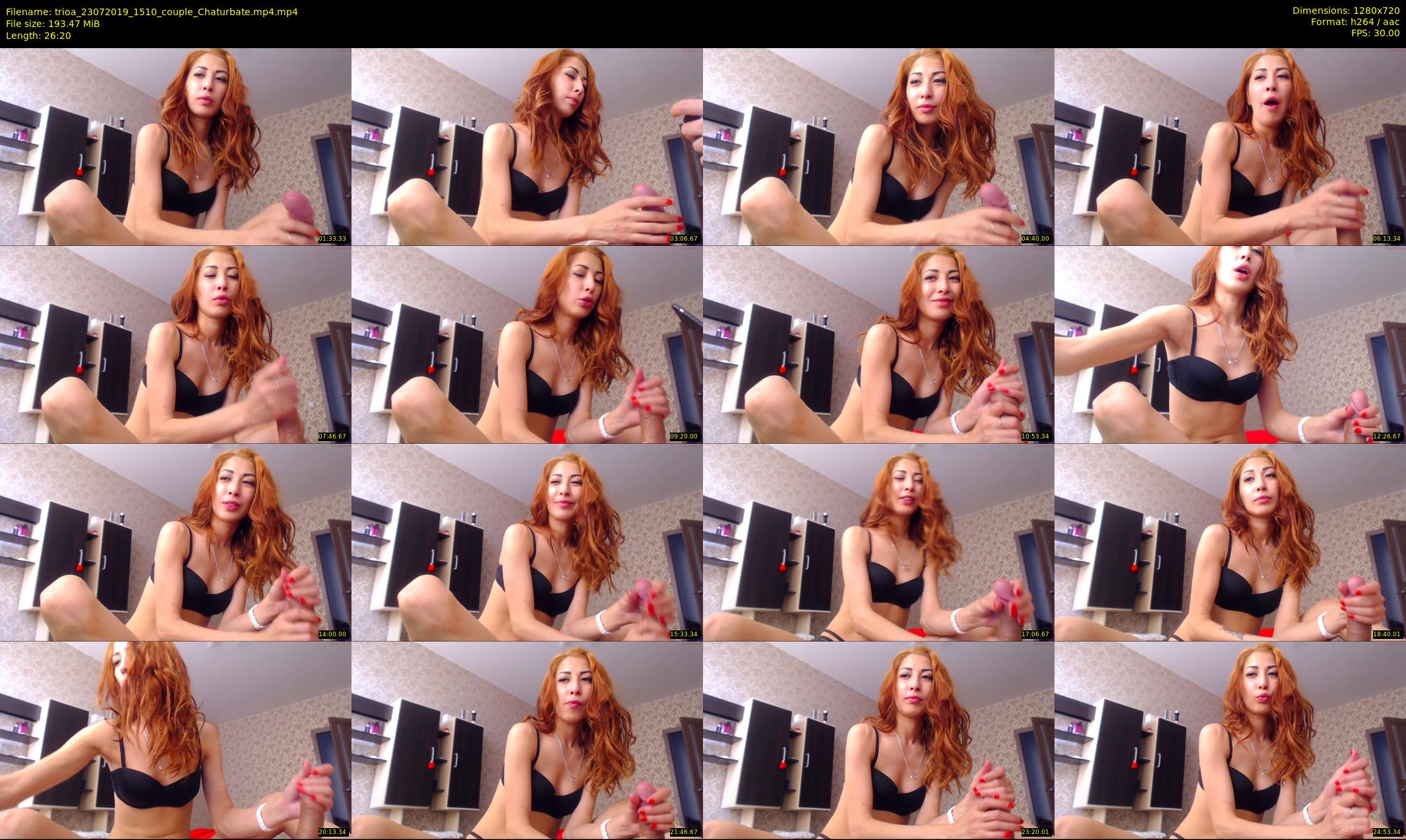 trioa — 27 minute Chaturbate couple cam show recording, 720p, Jul 23, 2019