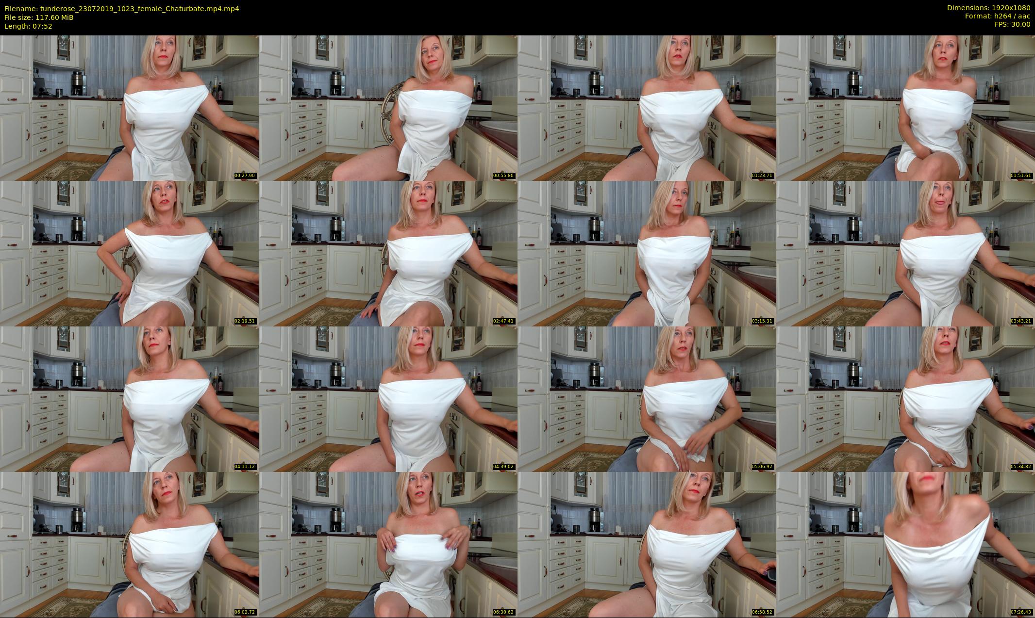 tunderose — 8 minute Chaturbate female cam show recording, 1080p, Jul 23, 2019