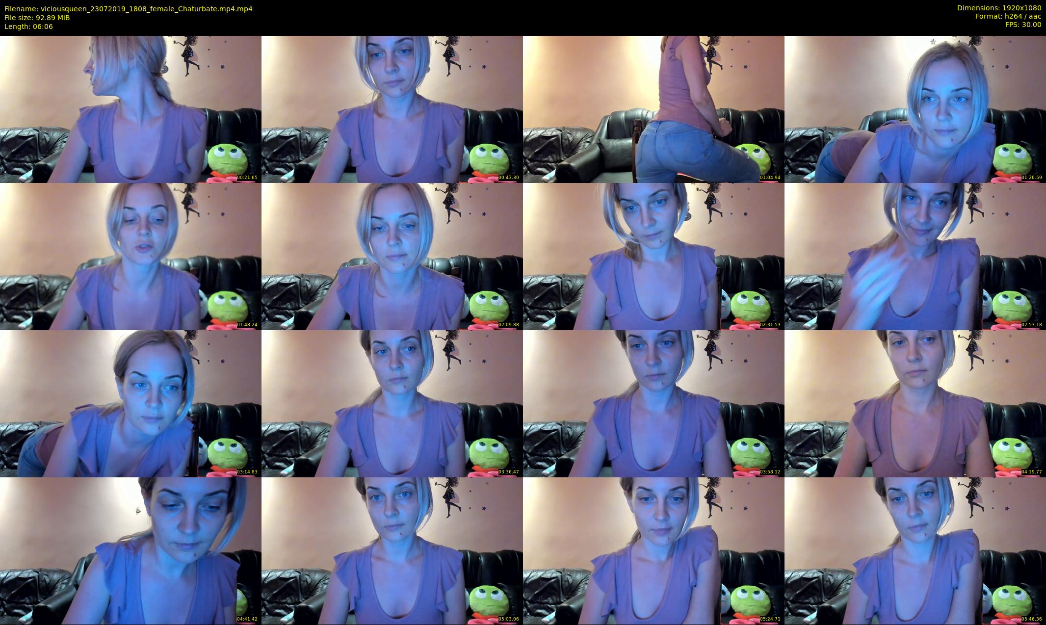 viciousqueen — 7 minute Chaturbate female cam show recording, 1080p, Jul 23, 2019