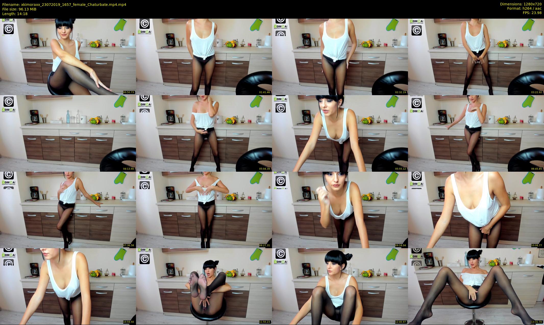 xkimoraxx — 15 minute Chaturbate female cam show recording, 720p, Jul 23, 2019