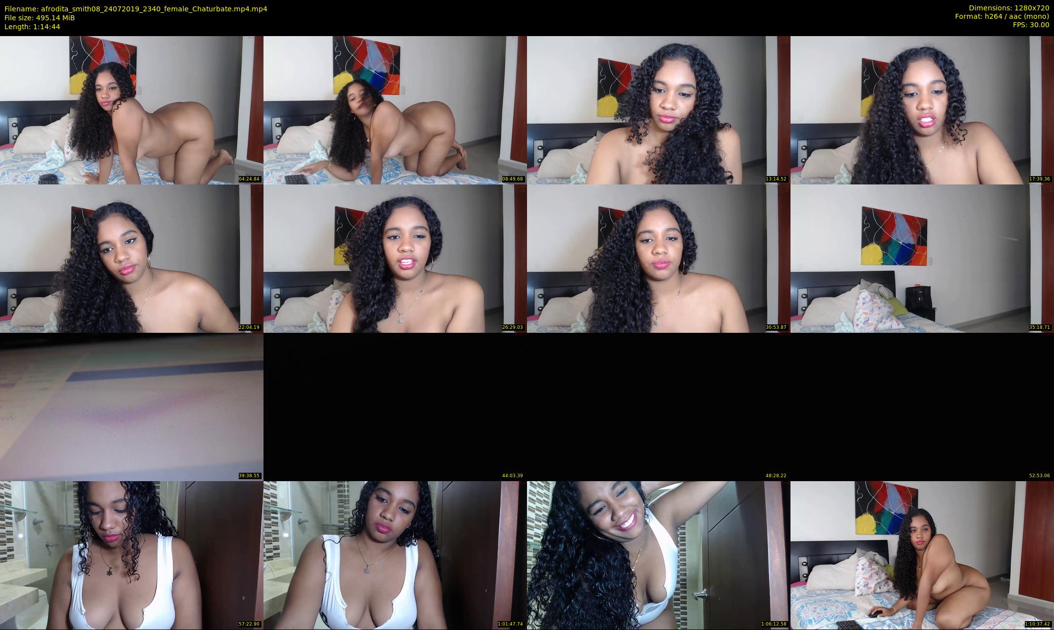 afrodita_smith08 — 75 minute Chaturbate female cam show recording, 720p, Jul 24, 2019