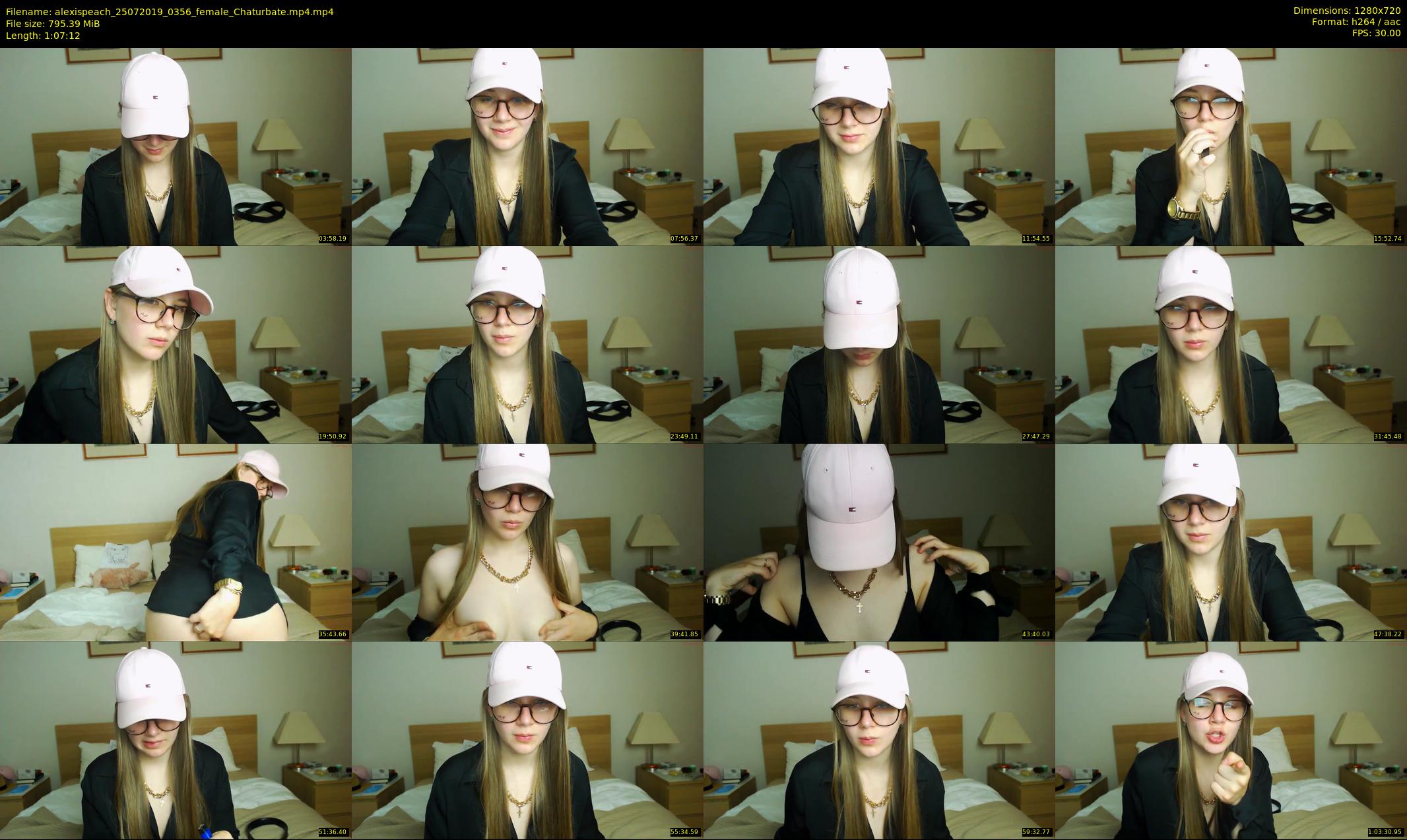 alexispeach — 68 minute Chaturbate female cam show recording, 720p, Jul 25, 2019