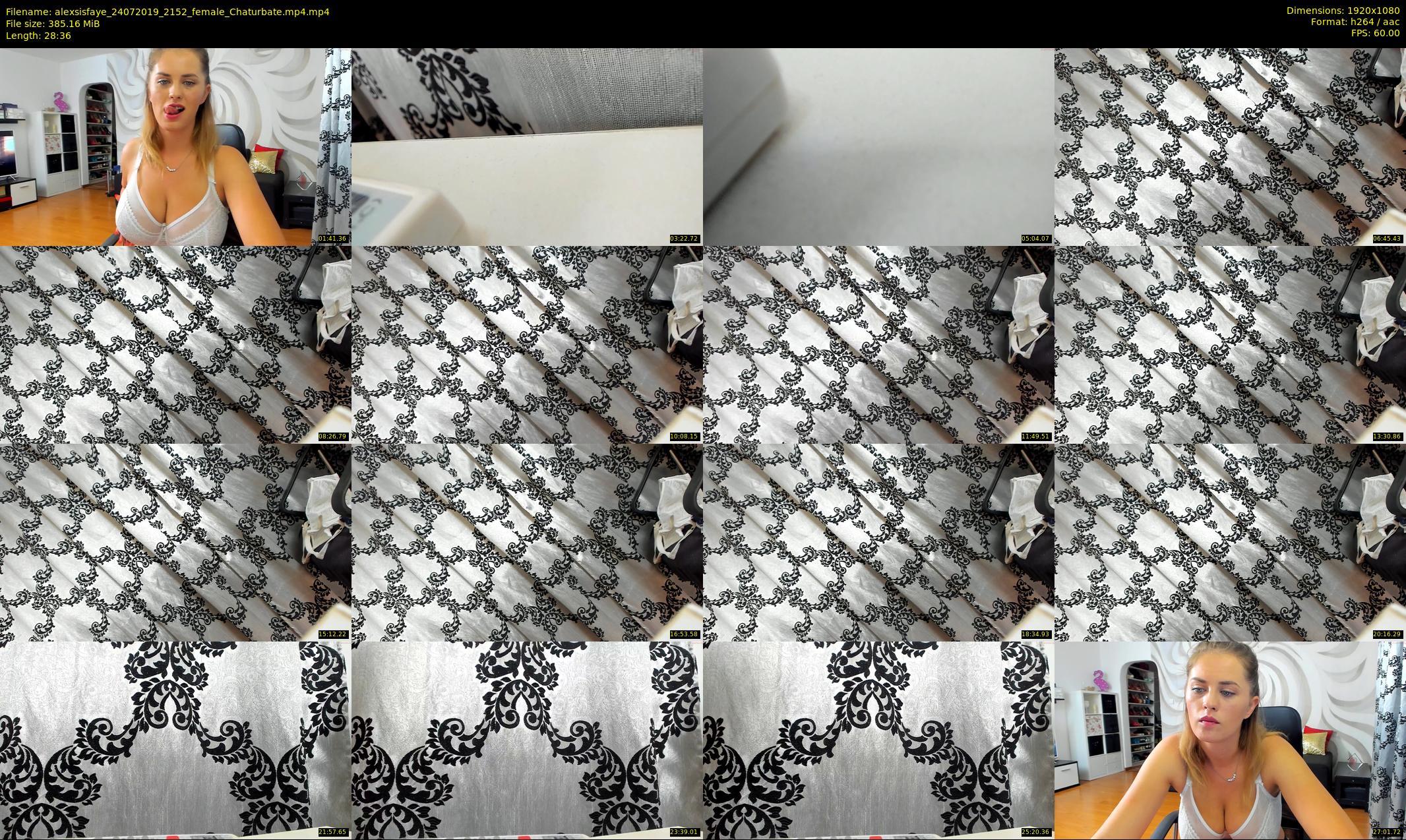 alexsisfaye — 29 minute Chaturbate female cam show recording, 1080p, Jul 24, 2019
