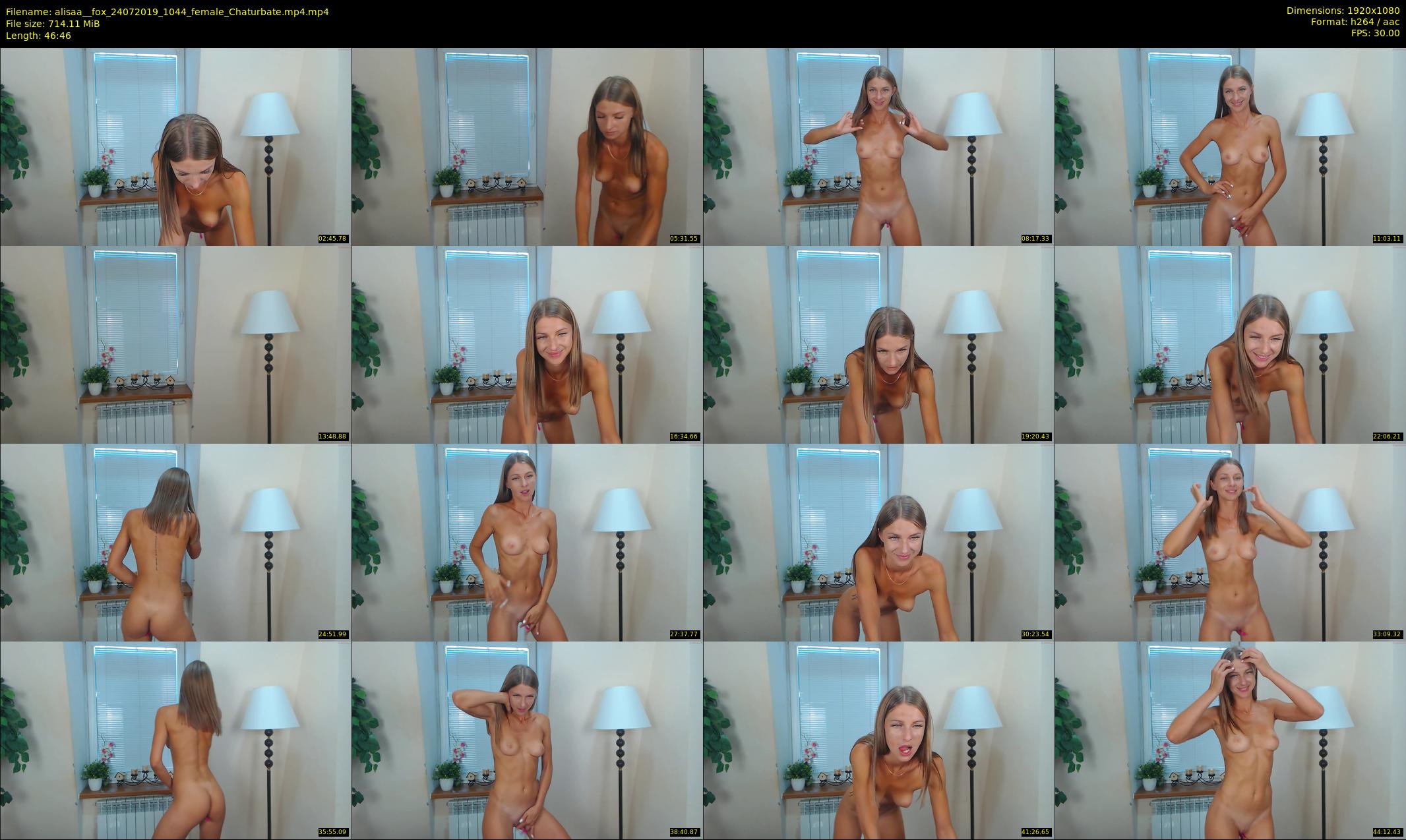 alisaa__fox — 47 minute Chaturbate female cam show recording, 1080p, Jul 24, 2019