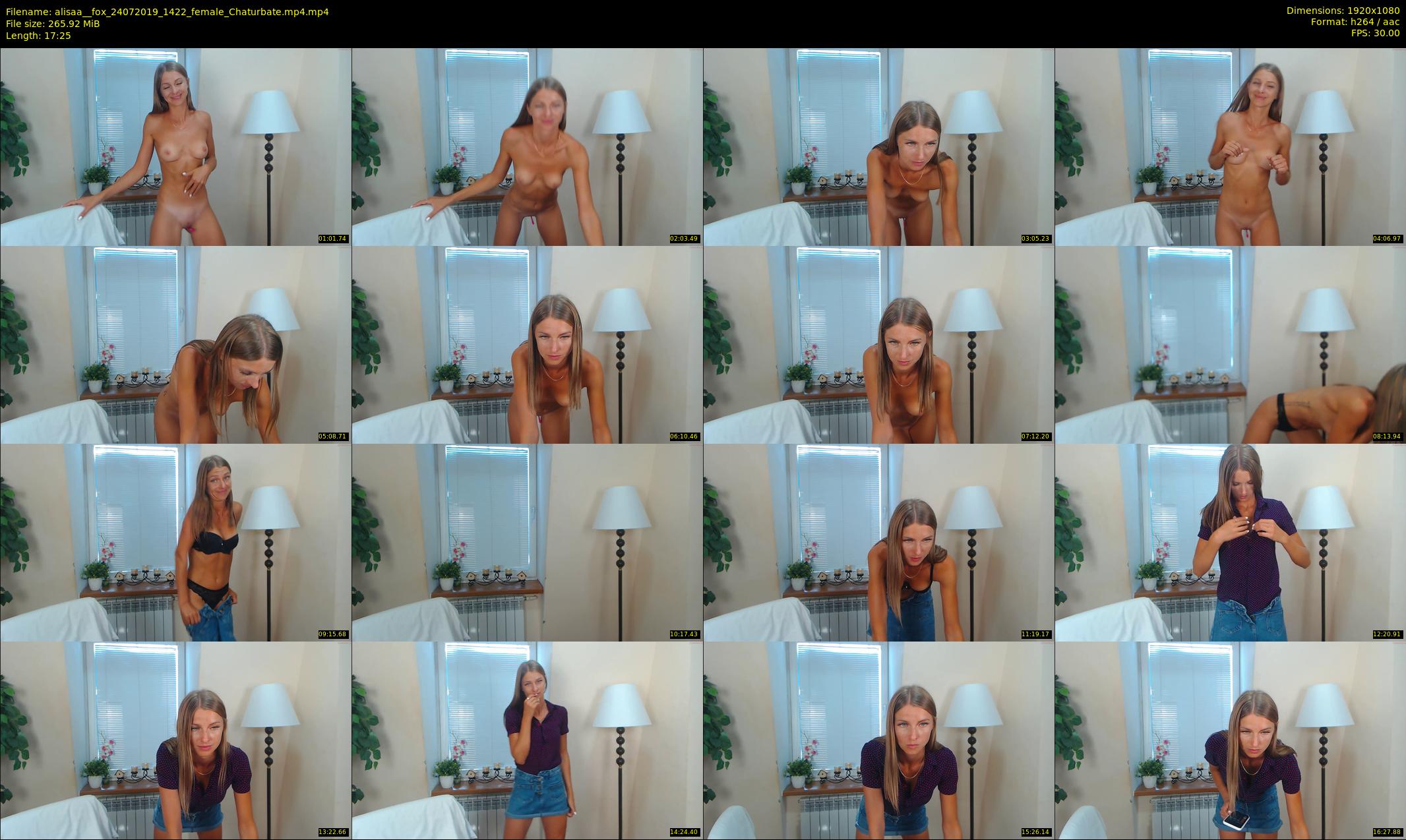 alisaa__fox — 18 minute Chaturbate female cam show recording, 1080p, Jul 24, 2019