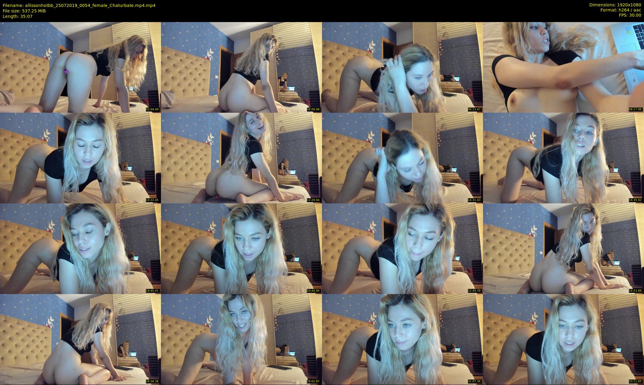 allissonhotbb — 36 minute Chaturbate female cam show recording, 1080p, Jul 25, 2019