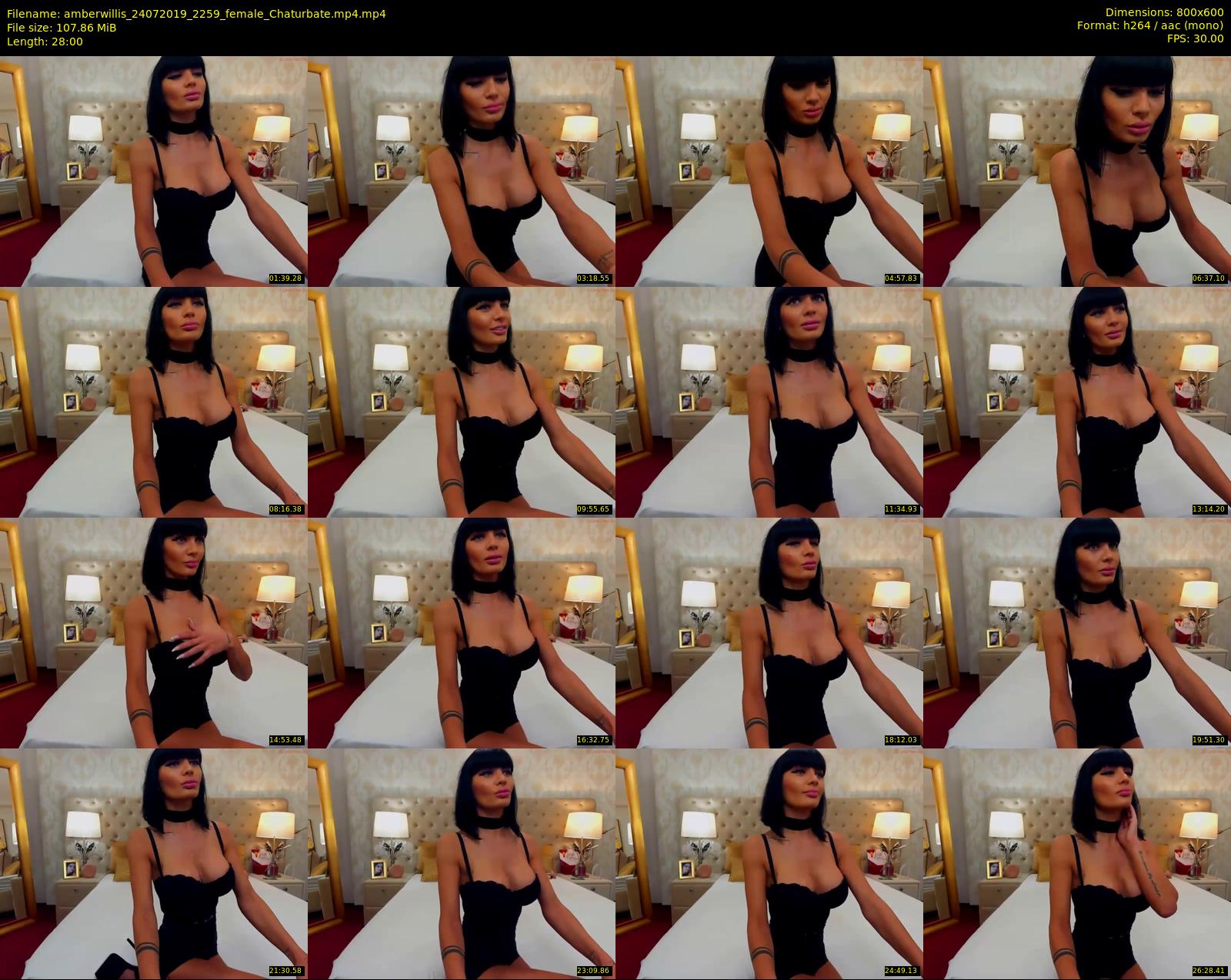 amberwillis — 28 minute Chaturbate female cam show recording, 480p, Jul 24, 2019