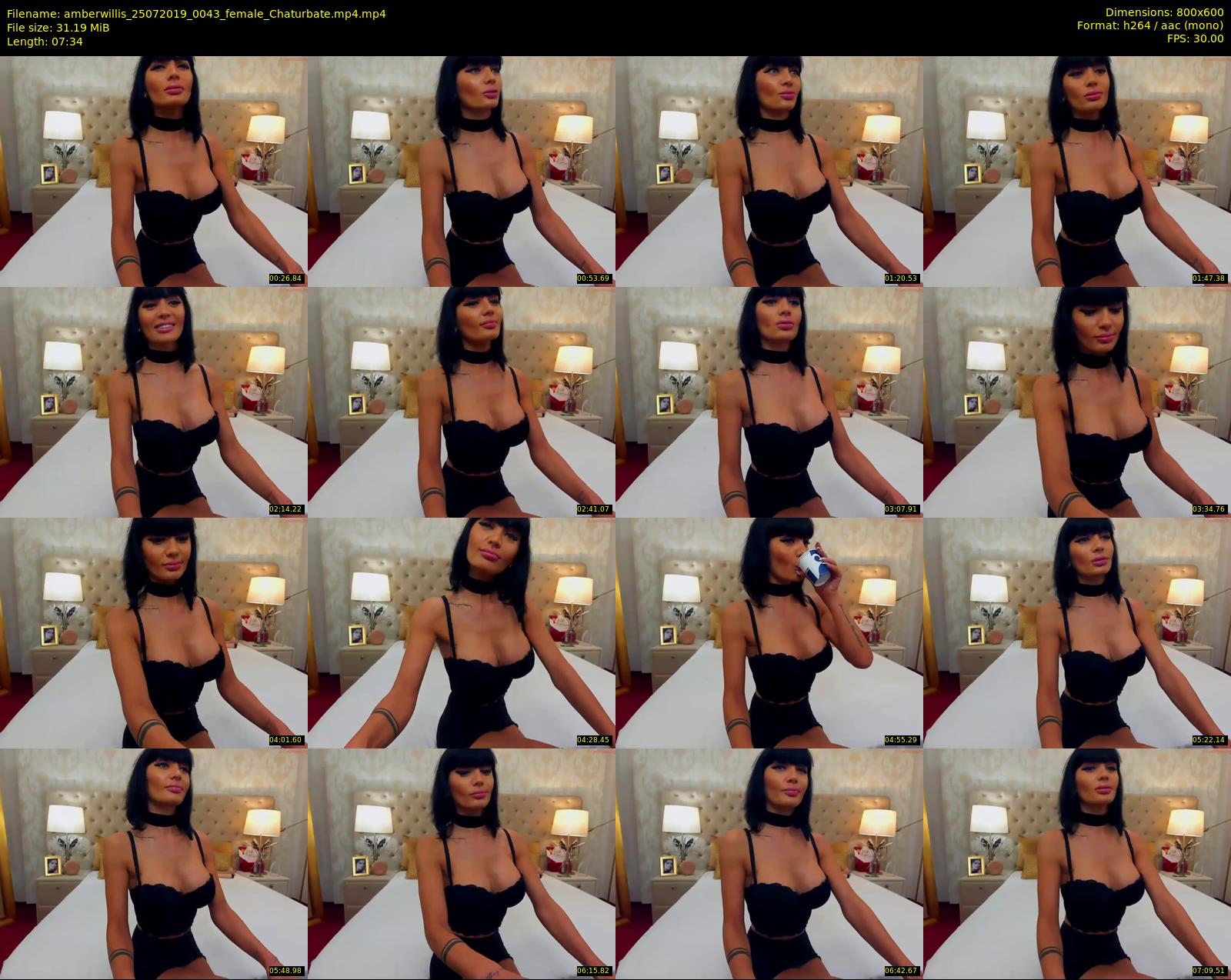 amberwillis — 8 minute Chaturbate female cam show recording, 480p, Jul 25, 2019