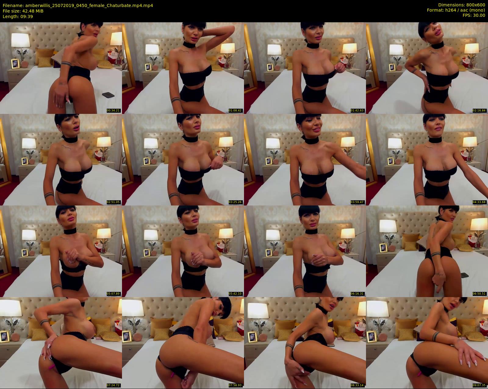 amberwillis — 10 minute Chaturbate female cam show recording, 480p, Jul 25, 2019